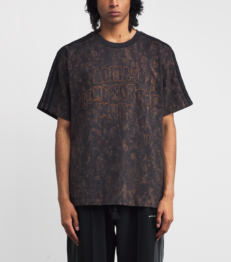 Originals x Song for the Mute Distressed T-Shirt BLACK Image 3