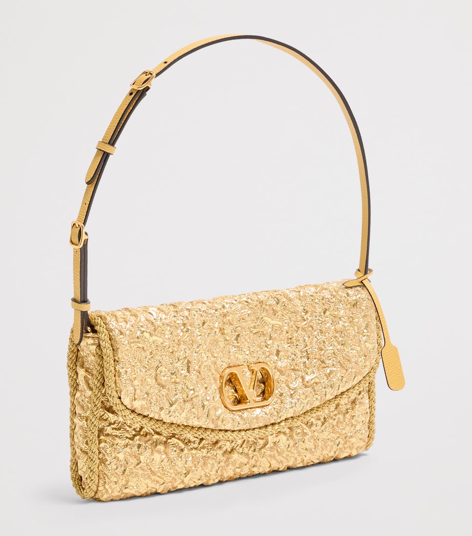 Metallic Vain Soft Shoulder Bag L01 Image 2