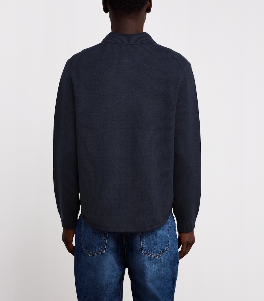 Wool Chest Pocket Cardigan 403 CBL COASTAL Image 4