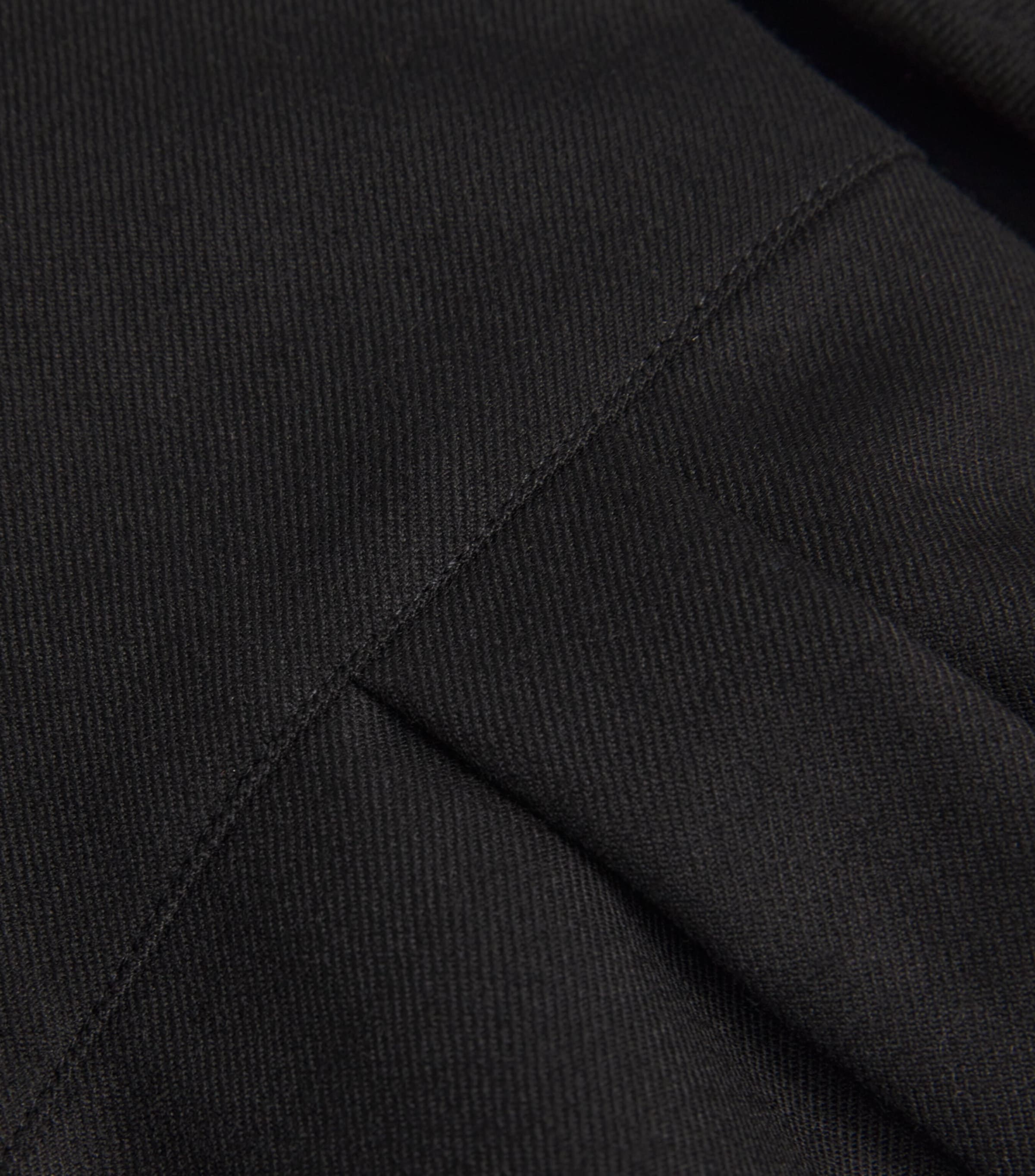 Zip-Up Overshirt JET BLACK Image 5