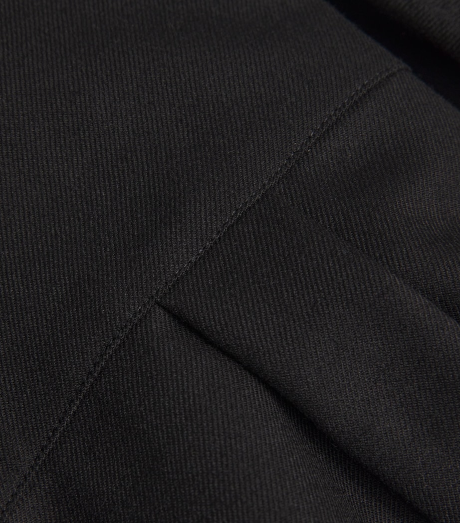 Zip-Up Overshirt JET BLACK Image 5