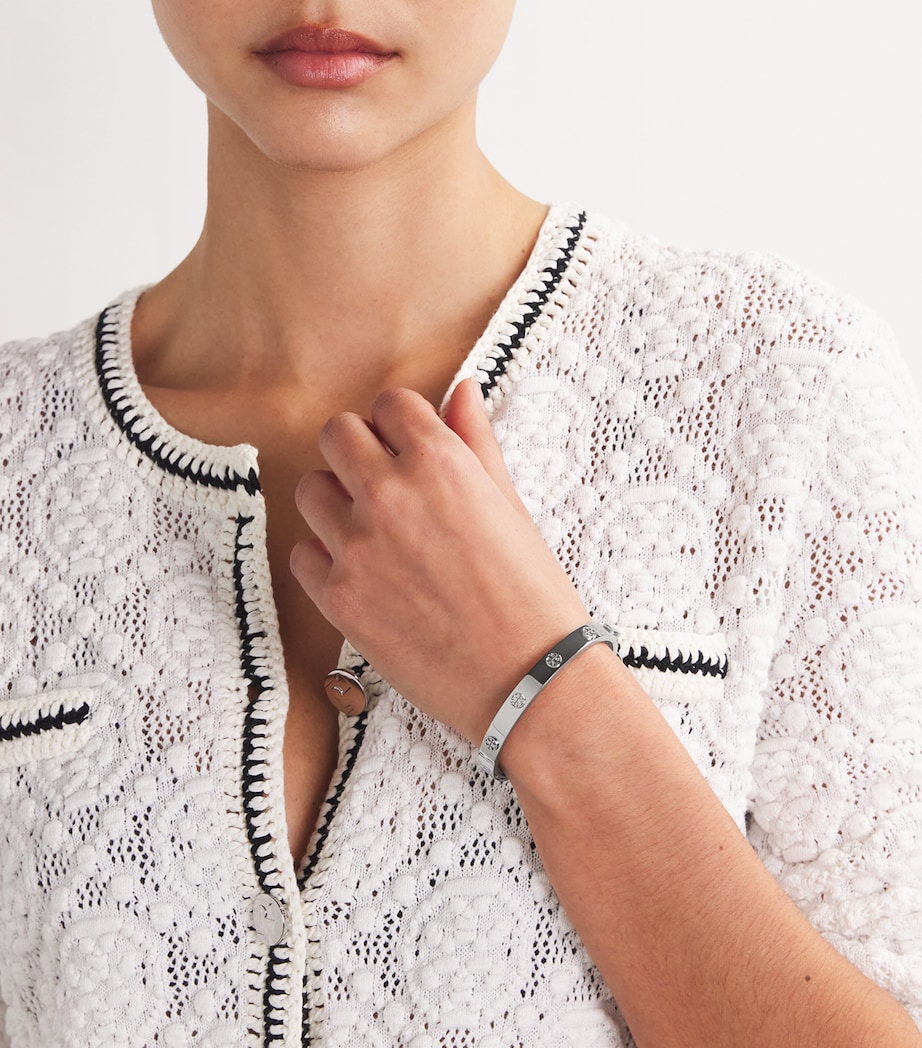 Miller Stud Hinge Bangle TORY SILVER Image 2