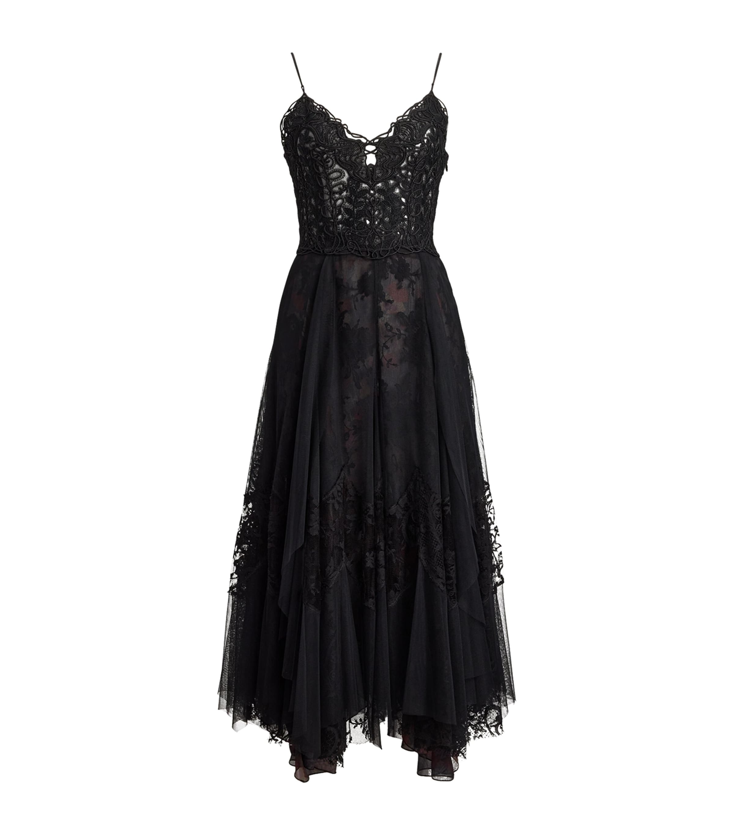 Embroidered Quinn Cocktail Dress BLACK Image 1