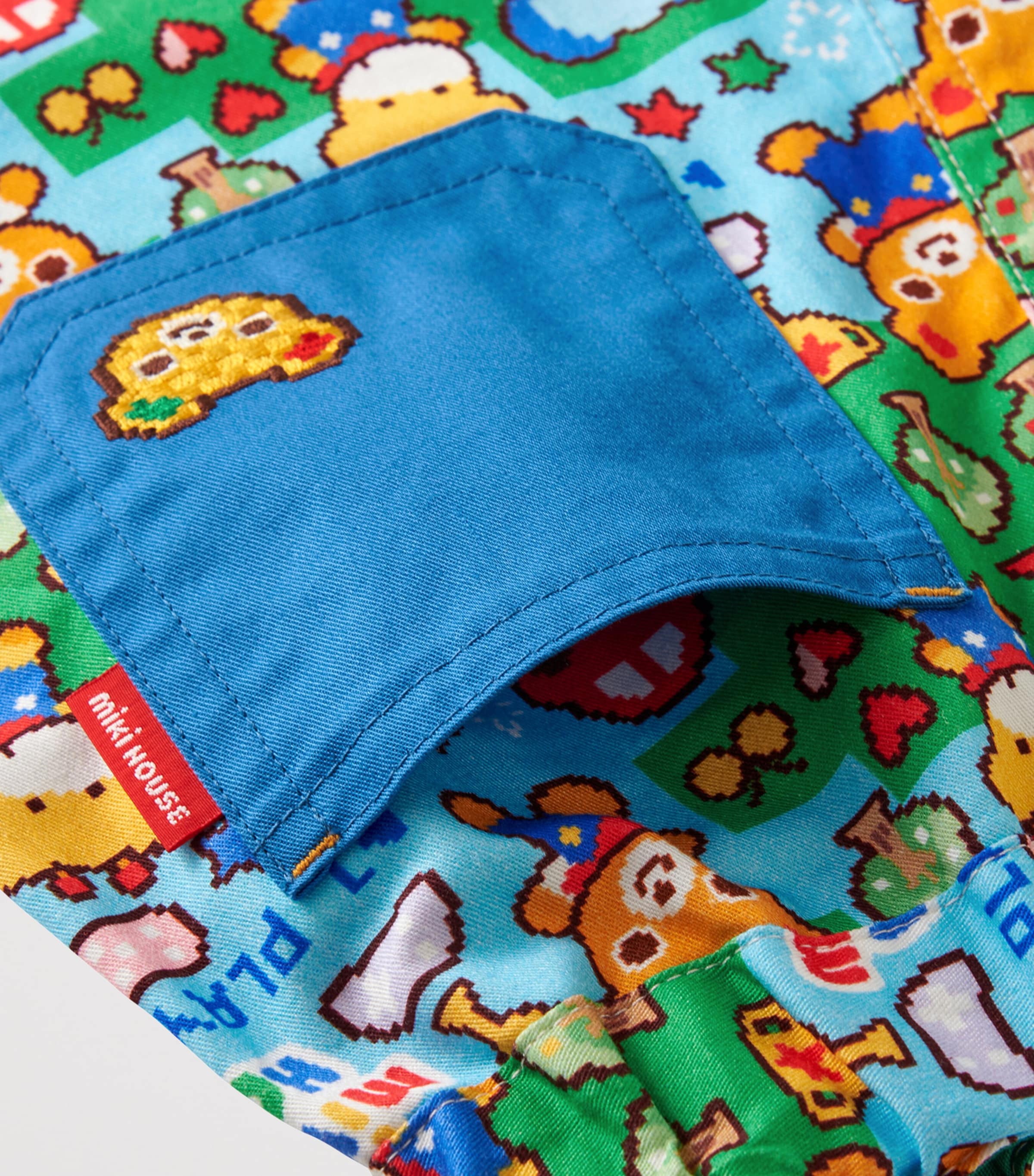 Miki House Pucci Pixel-Art Shorts (2-4 Years) Image 4