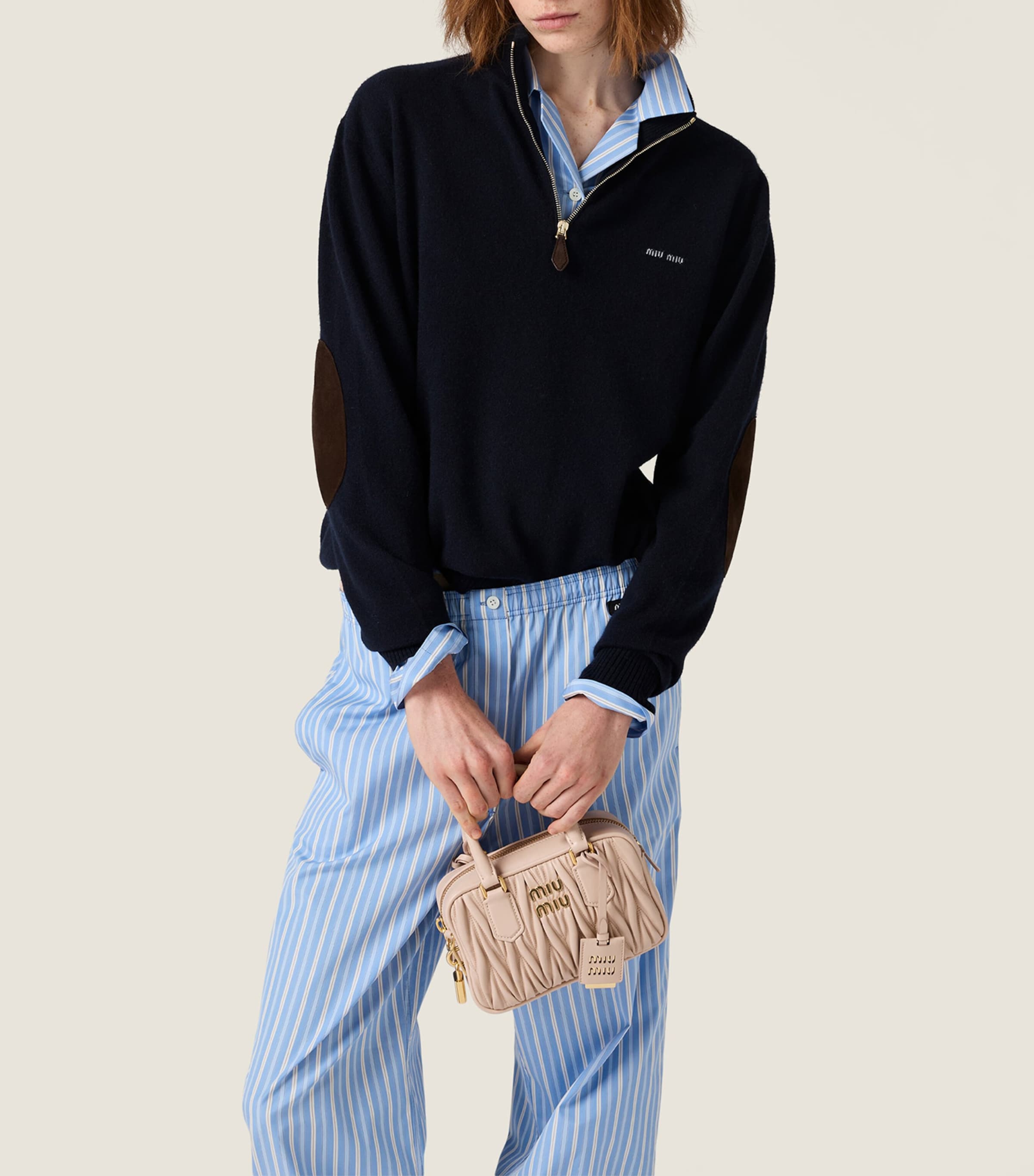 Matelassé Leather Arcadie Top-Handle Bag F0236 Image 5