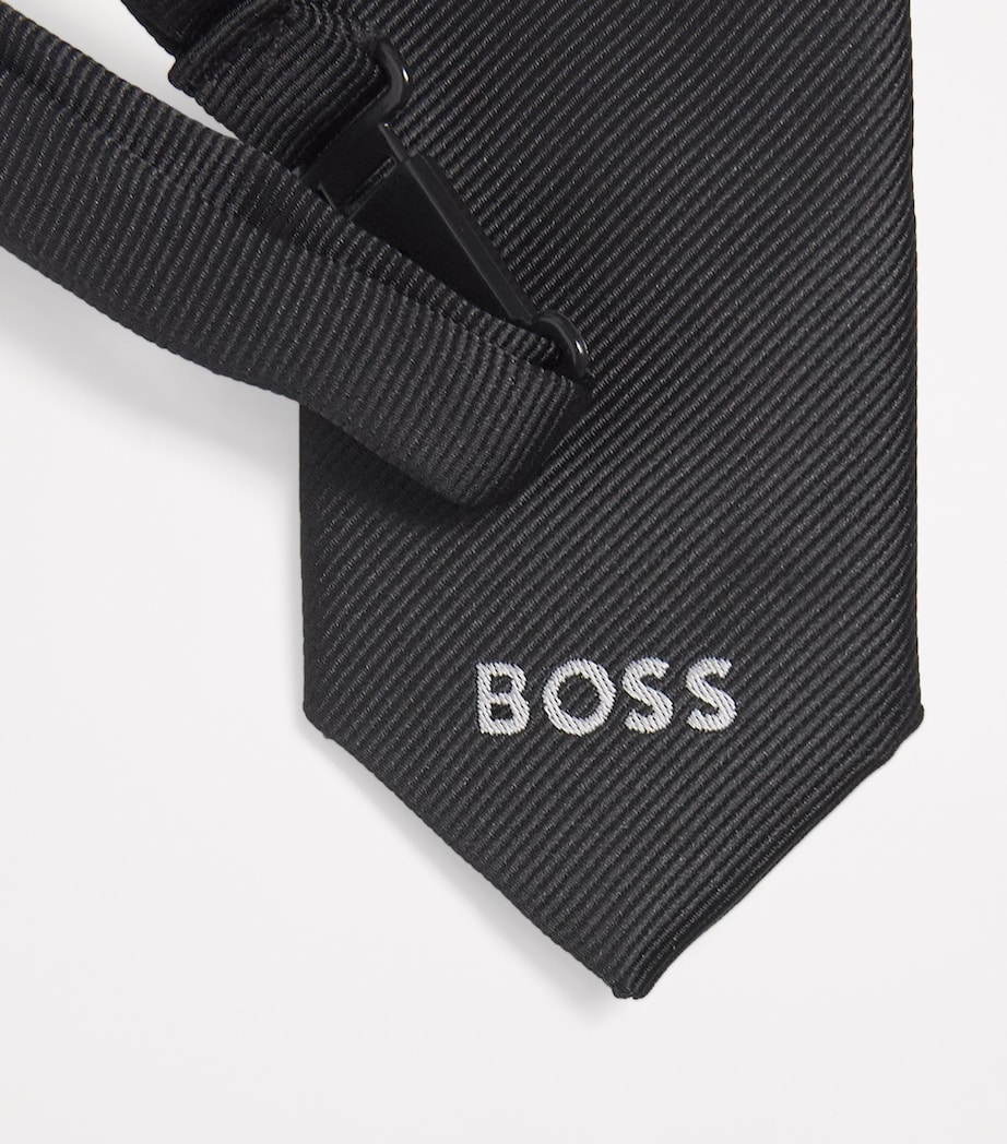 Logo Tie 09B BLACK Image 3