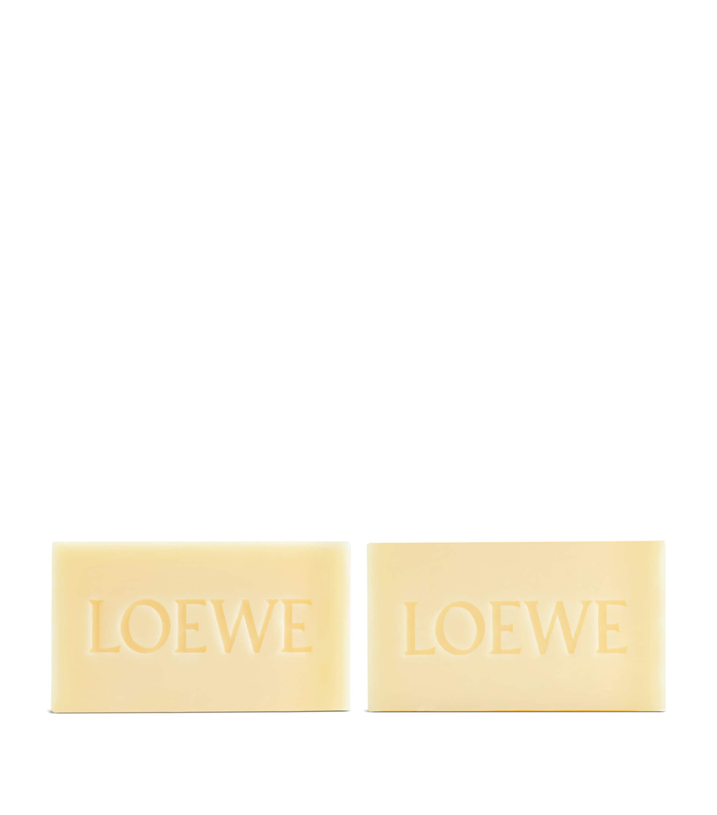 Loewe Oregano Soap Bar Set In White