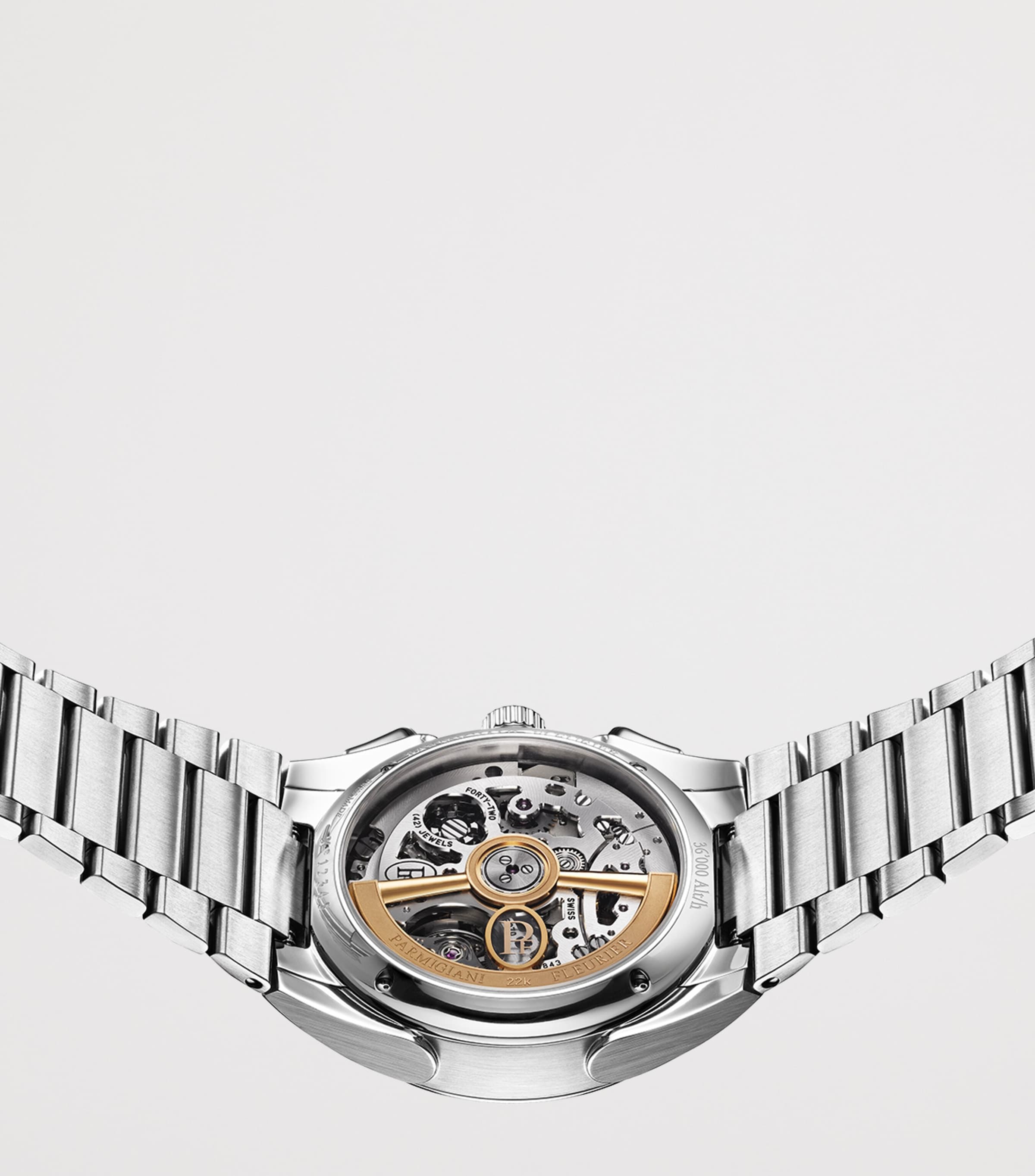 Stainless Steel Tonda PF Chronograph Watch 40mm BLUE Image 6