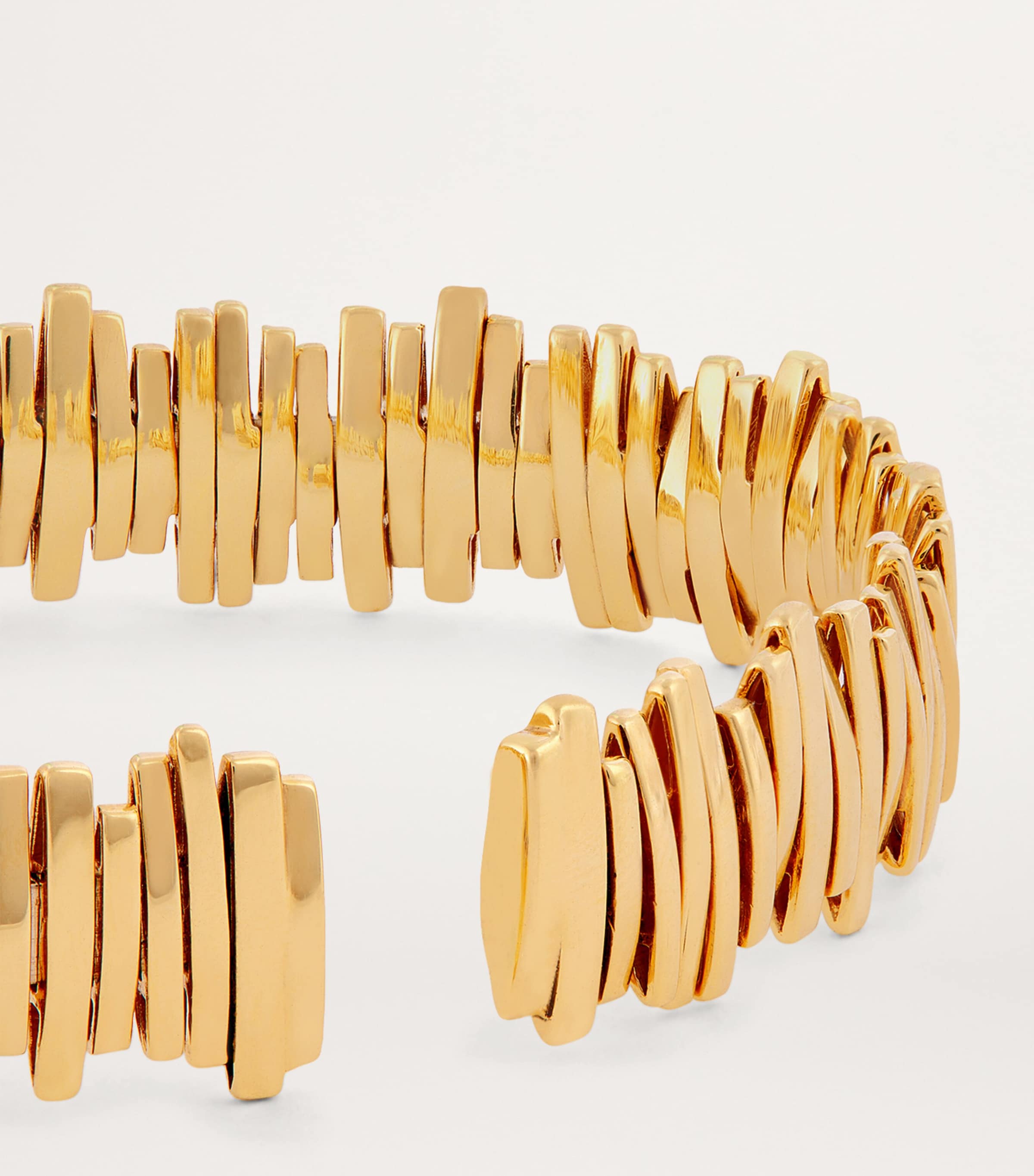 Yellow Gold Classic Fireworks Bangle 18K YG Image 6