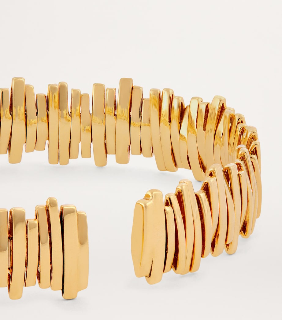 Yellow Gold Classic Fireworks Bangle 18K YG Image 6