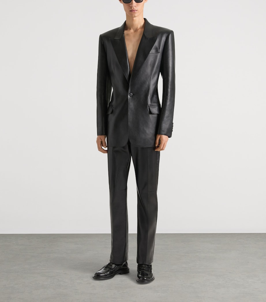 Patent Leather Loafers BLACK Image 2