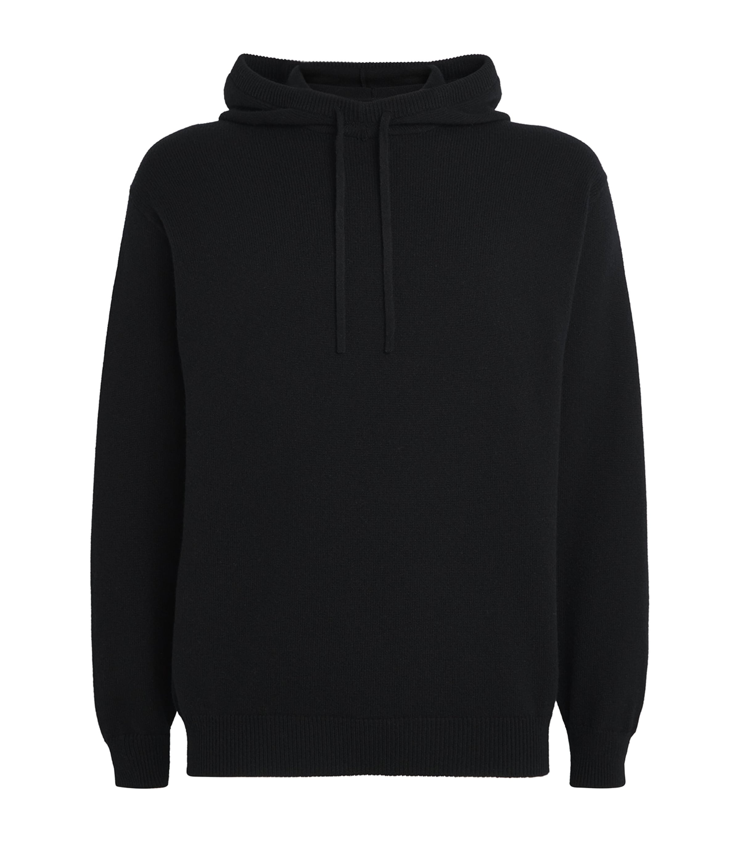Harrods Cashmere Hoodie In Black