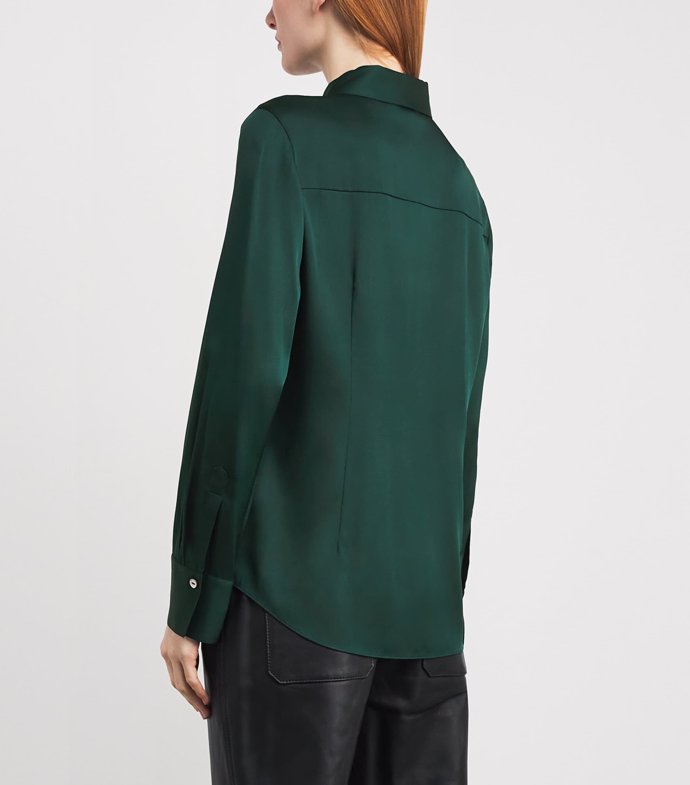 Silk-Blend Shirt 377JUN Image 4