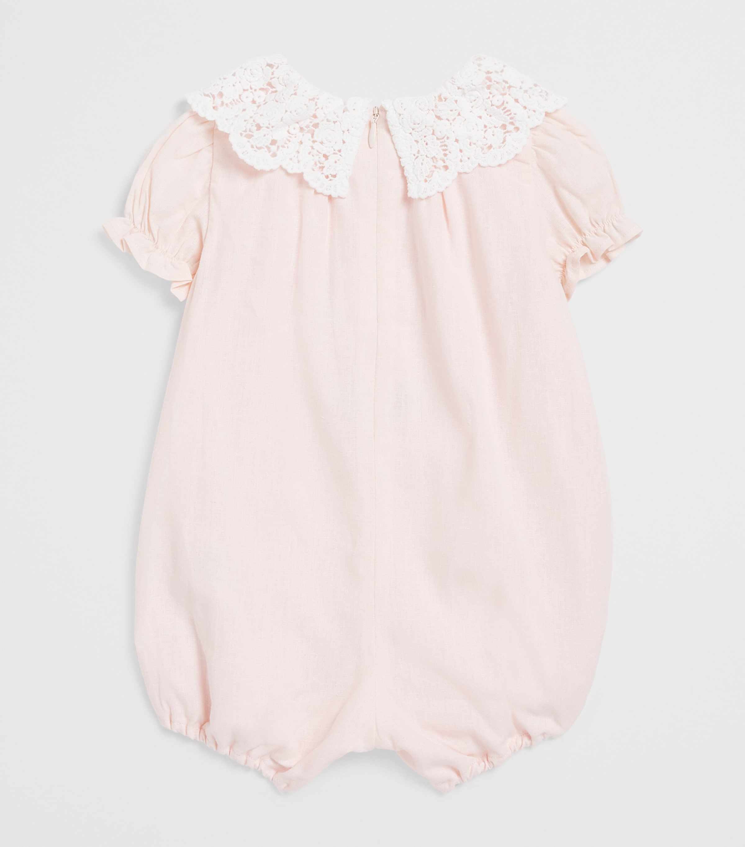 Cotton-Linen Lace-Collar Bodysuit (0-18 Months) 30ROSÉE Image 2