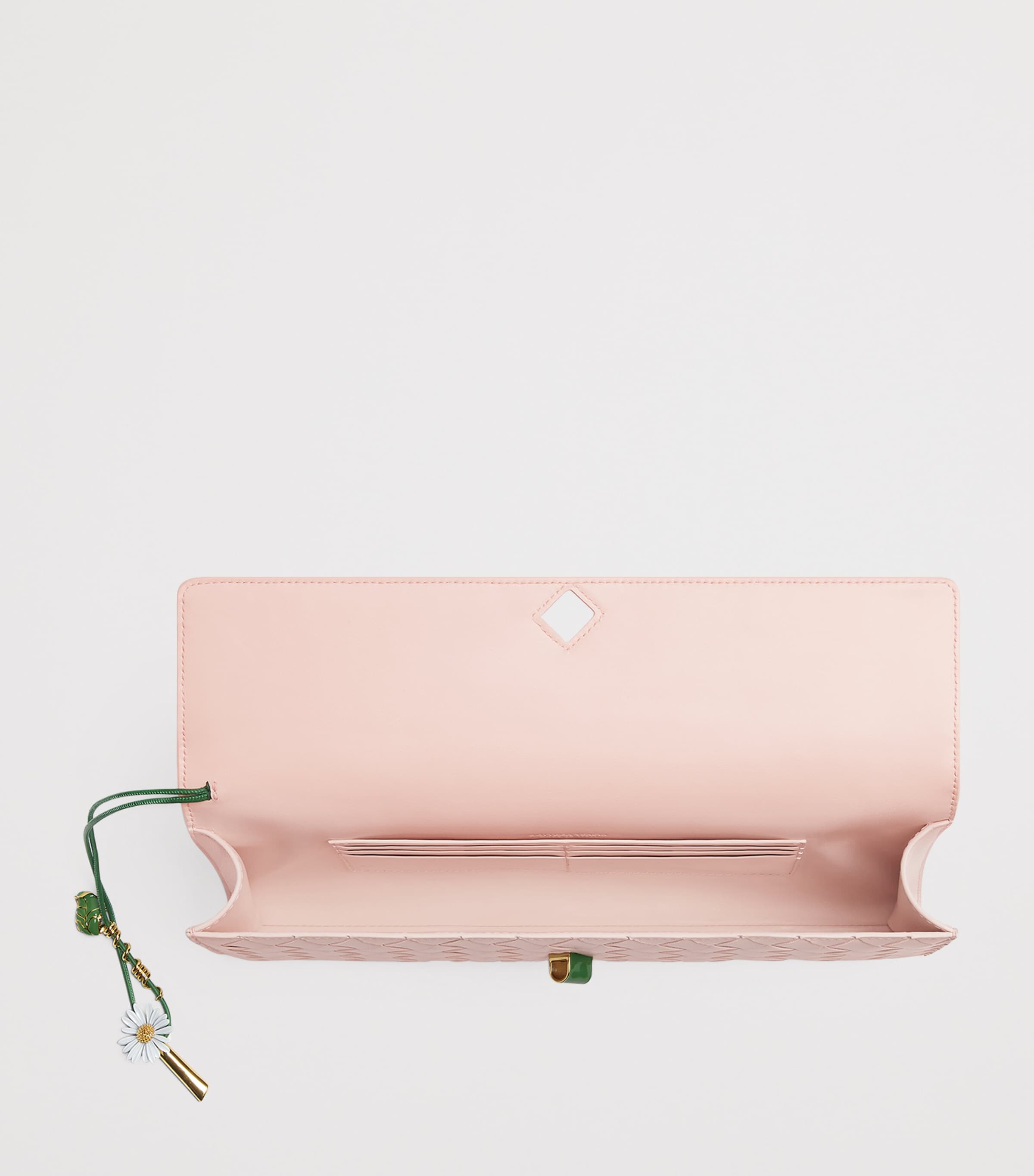 Bottega Veneta Leather Andiamo Clutch Bag Image 6