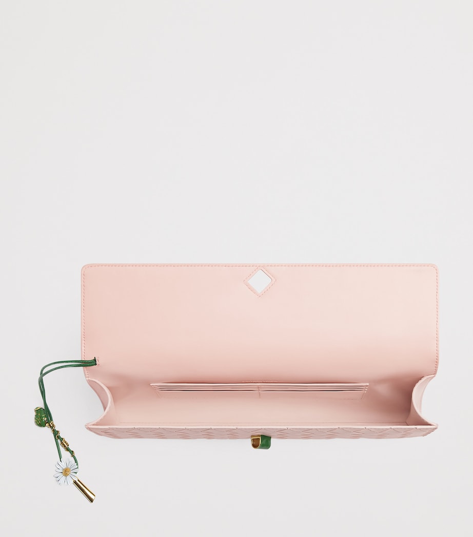 Bottega Veneta Leather Andiamo Clutch Bag Image 6