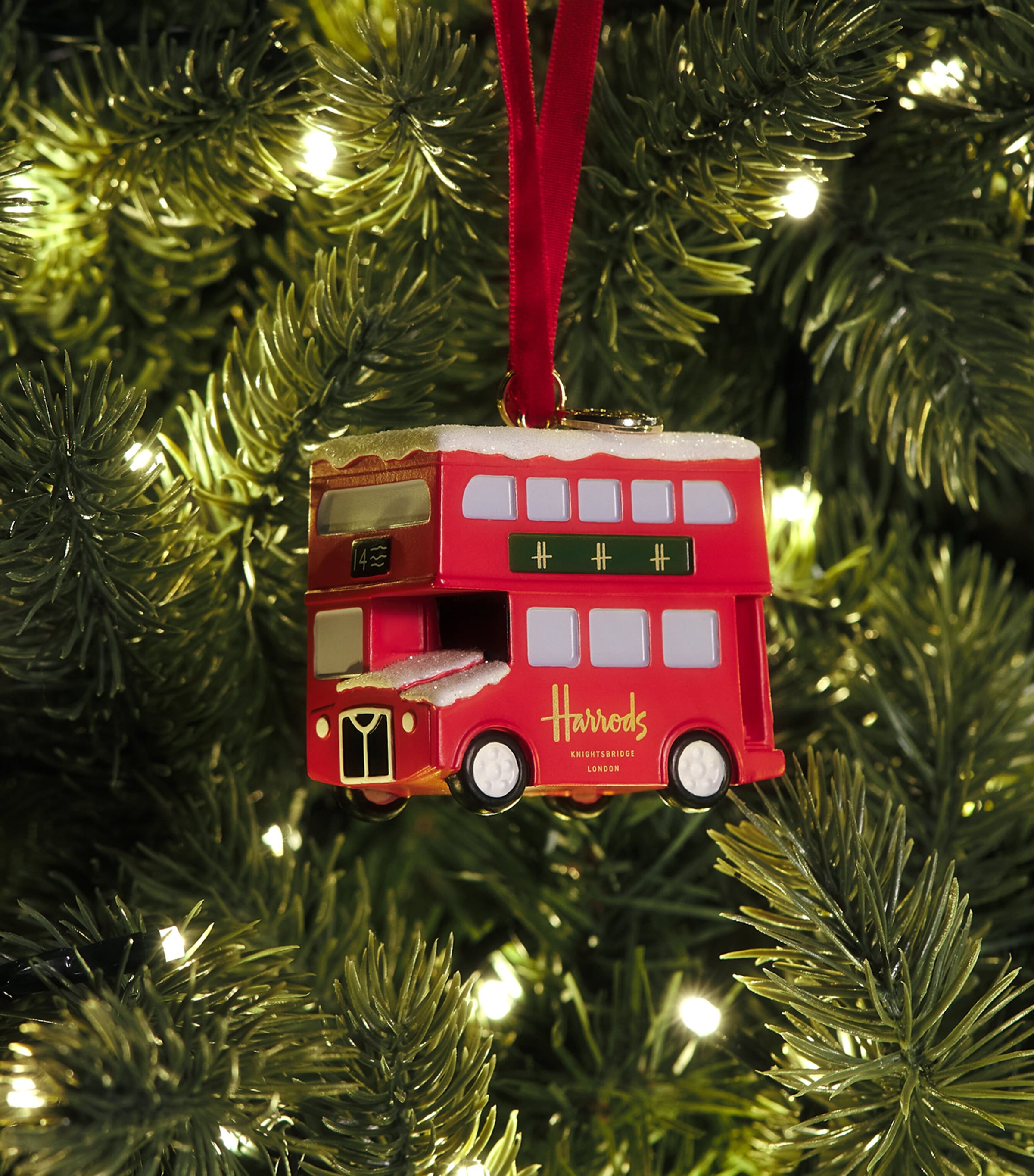 Harrods LONDON BUS RESIN DECORATION Image 3