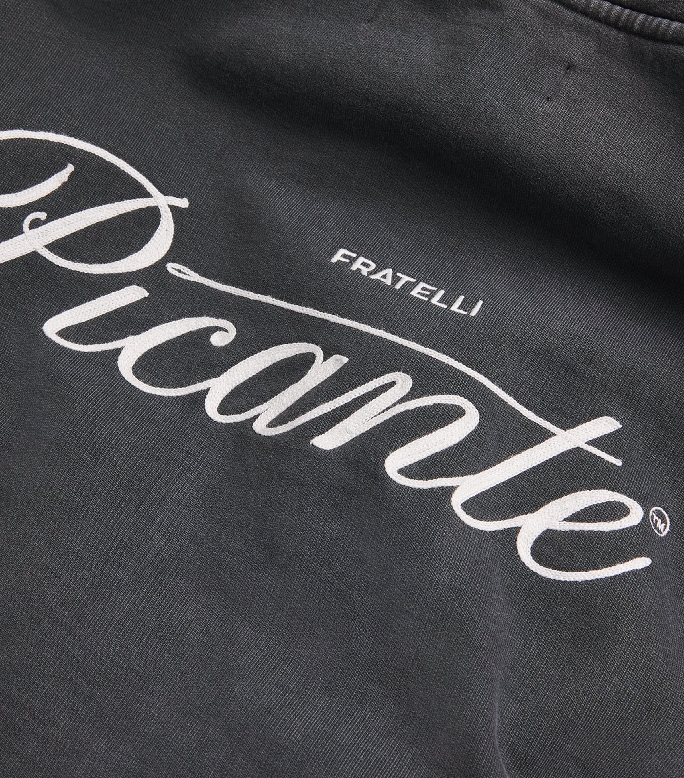 Organic Cotton Tailor Logo Hoodie SUN-FADED BLACK Image 5