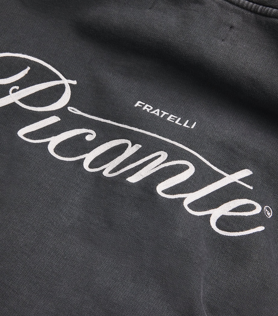 Organic Cotton Tailor Logo Hoodie SUN-FADED BLACK Image 5