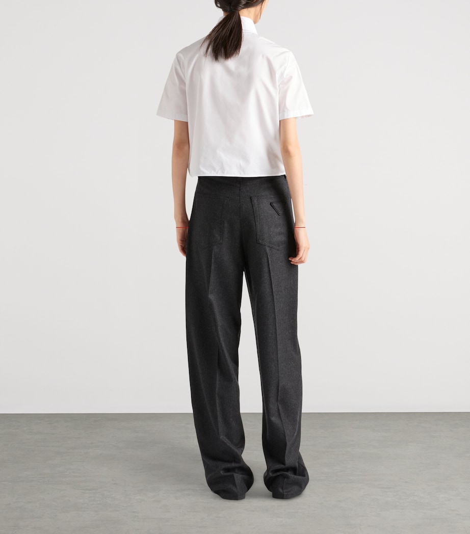 Cotton Poplin Shirt F0009 Image 5