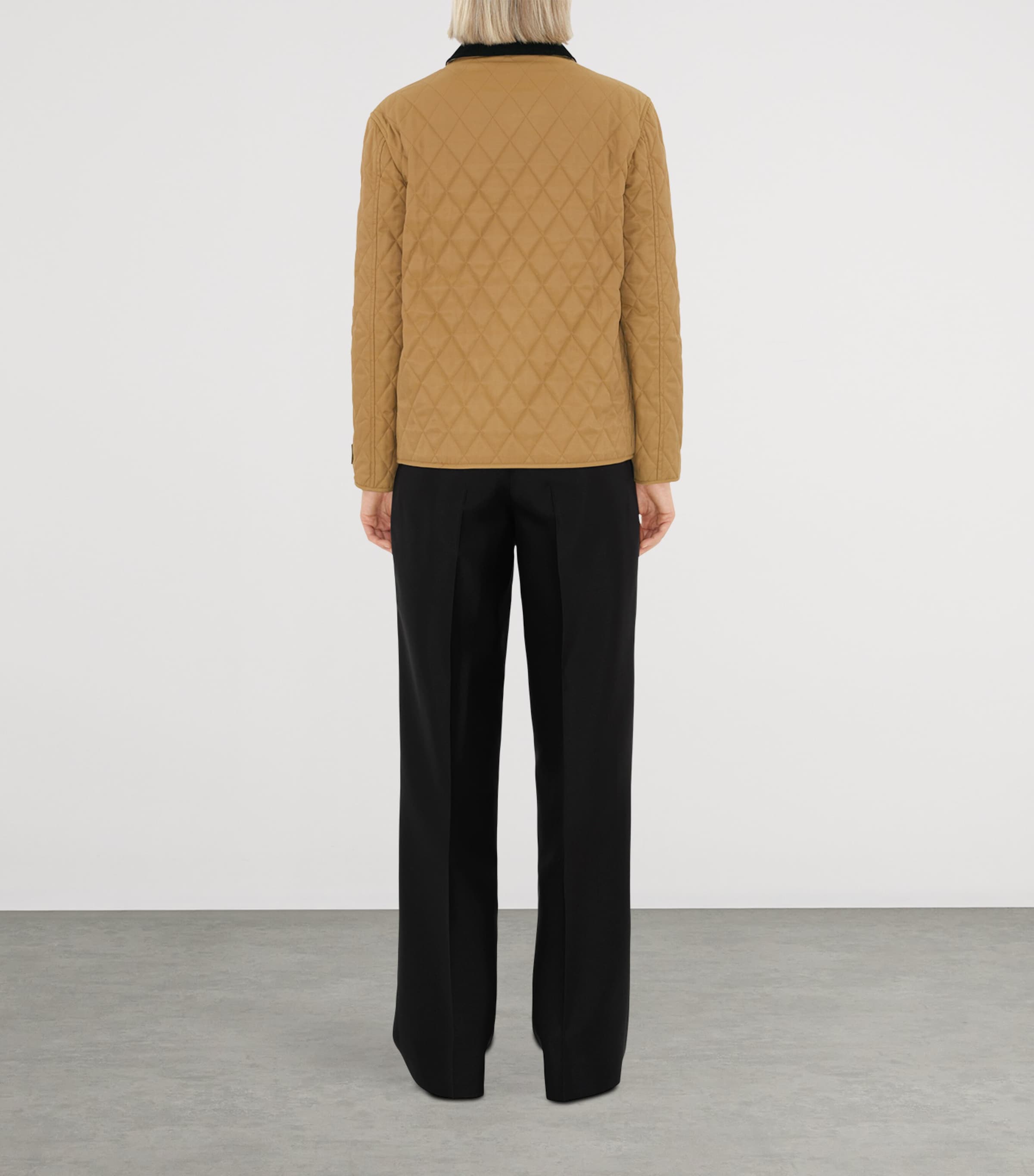 Quilted Barn Jacket CAMEL Image 4