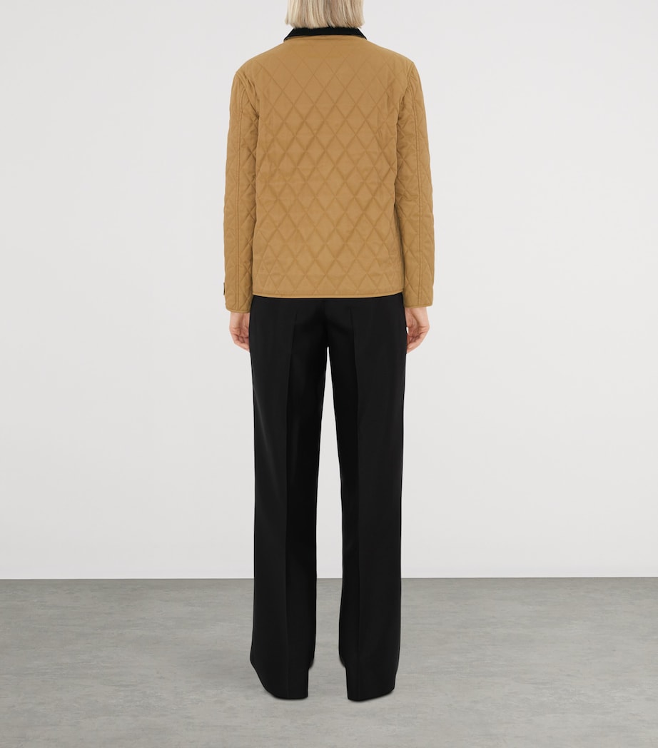 Quilted Barn Jacket CAMEL Image 4