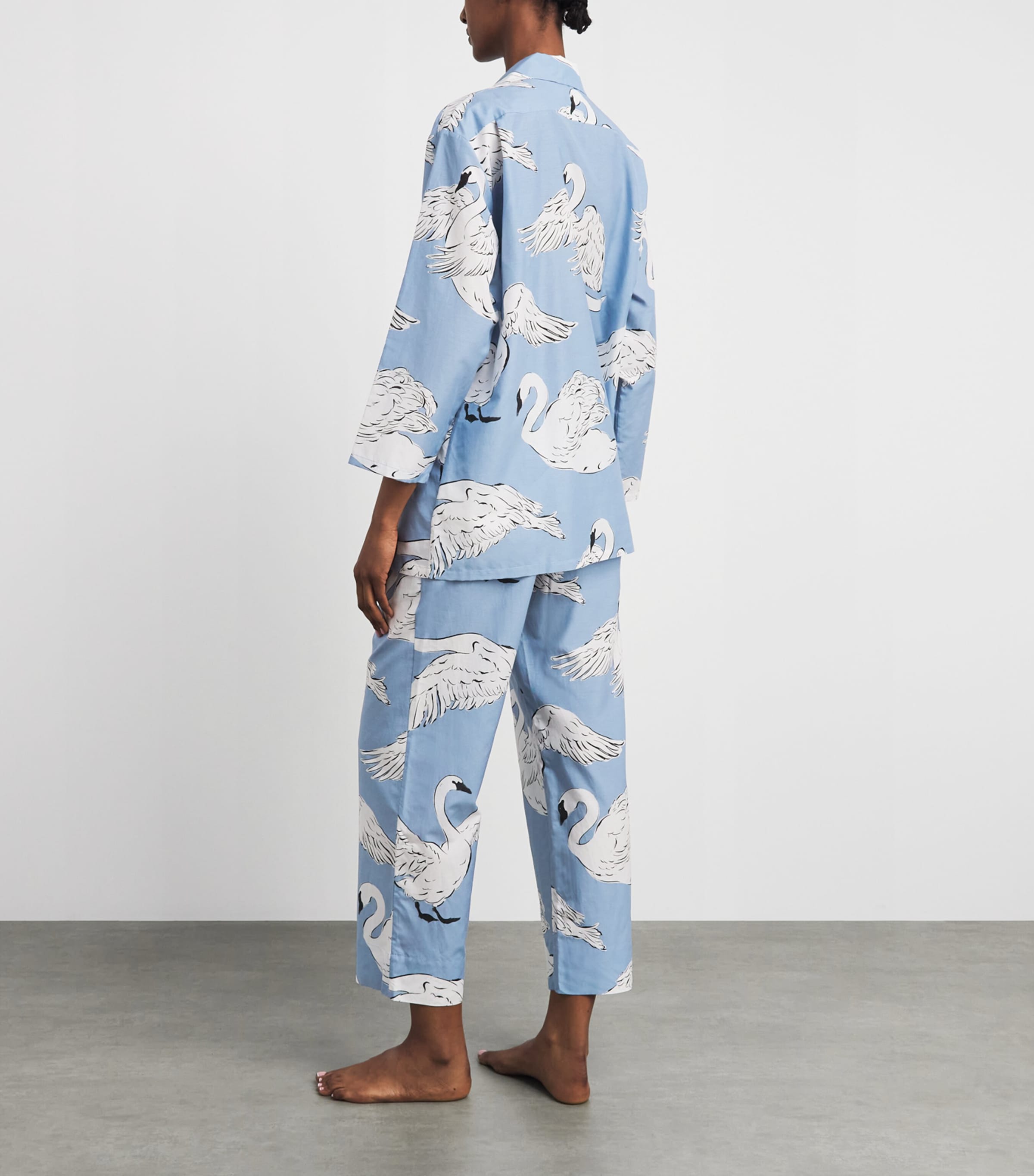 Olivia von Halle Womens Cotton-Silk Casablanca Laia Pyjama Set Laia Image 4
