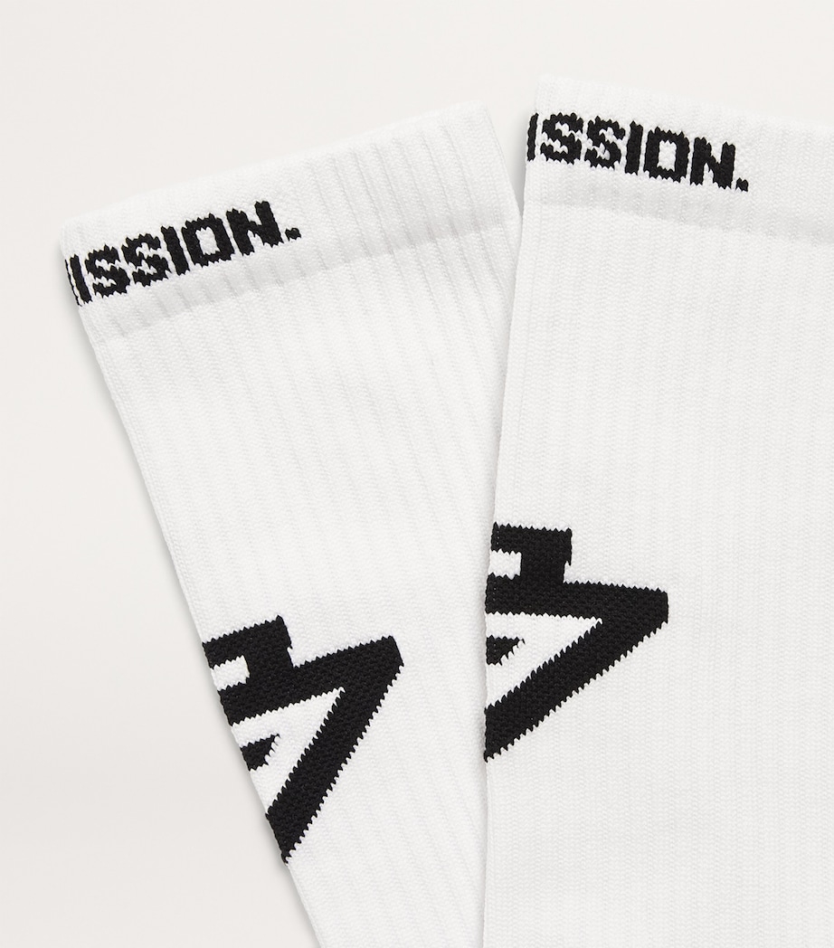 Logo Socks WHITE Image 2