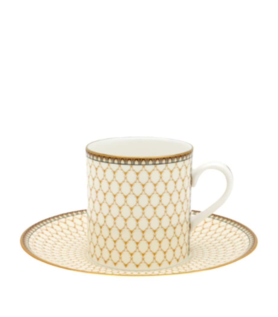Halcyon Days Antler Trellis Espresso Cup and Saucer Image 1