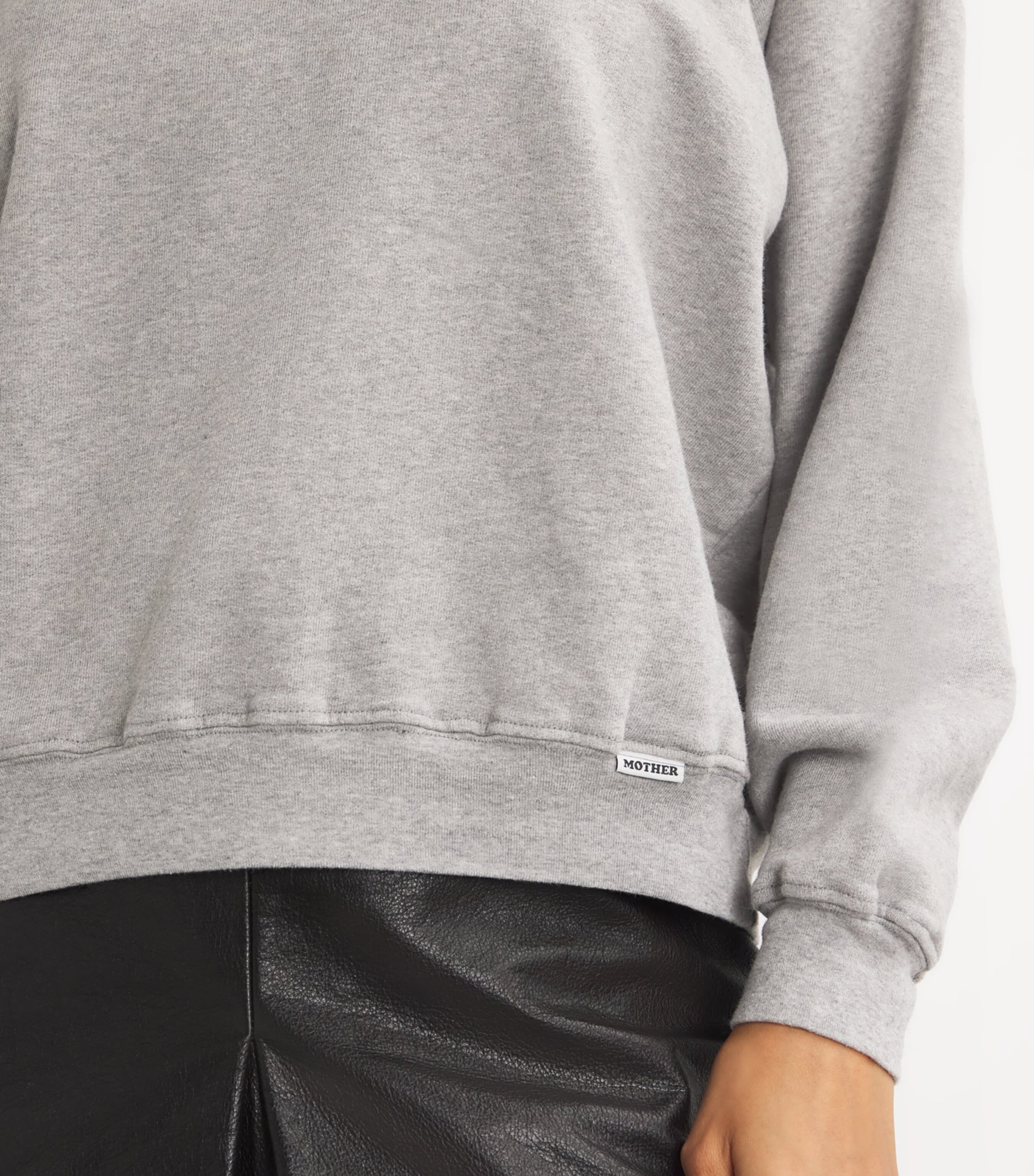 Cotton The Biggie Concert Sweatshirt  HEATHER GREY Image 6