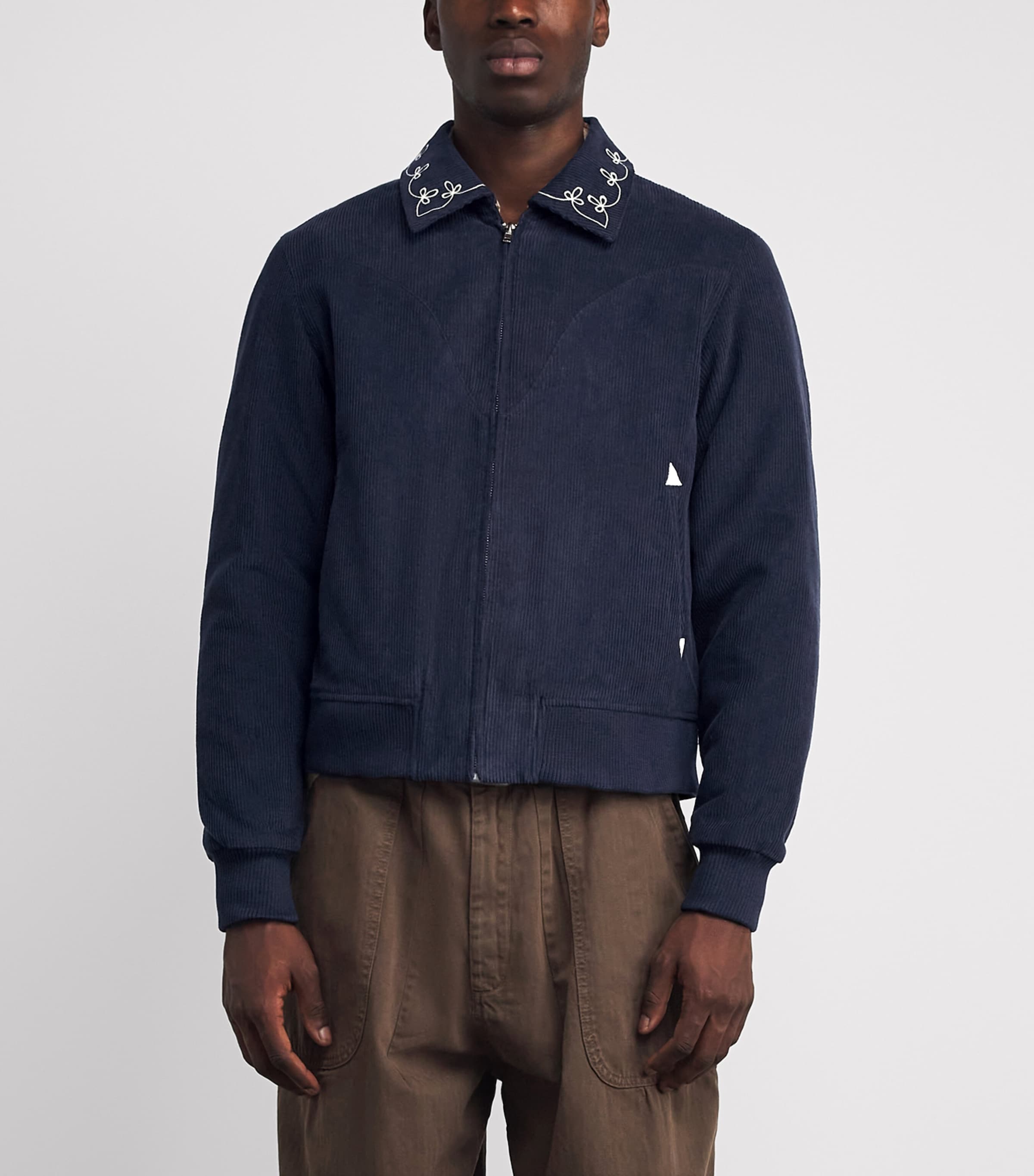 Cotton Corduroy Charro Jacket NAVY Image 3