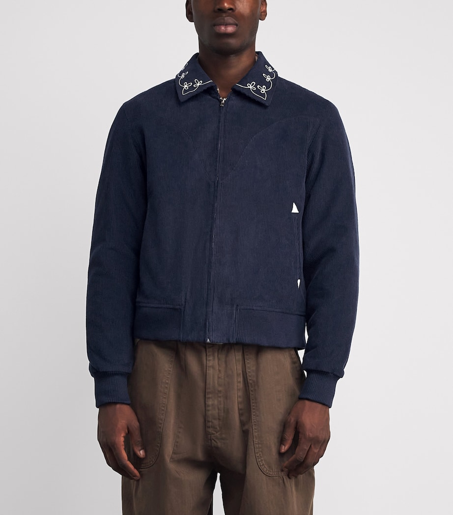 Cotton Corduroy Charro Jacket NAVY Image 3