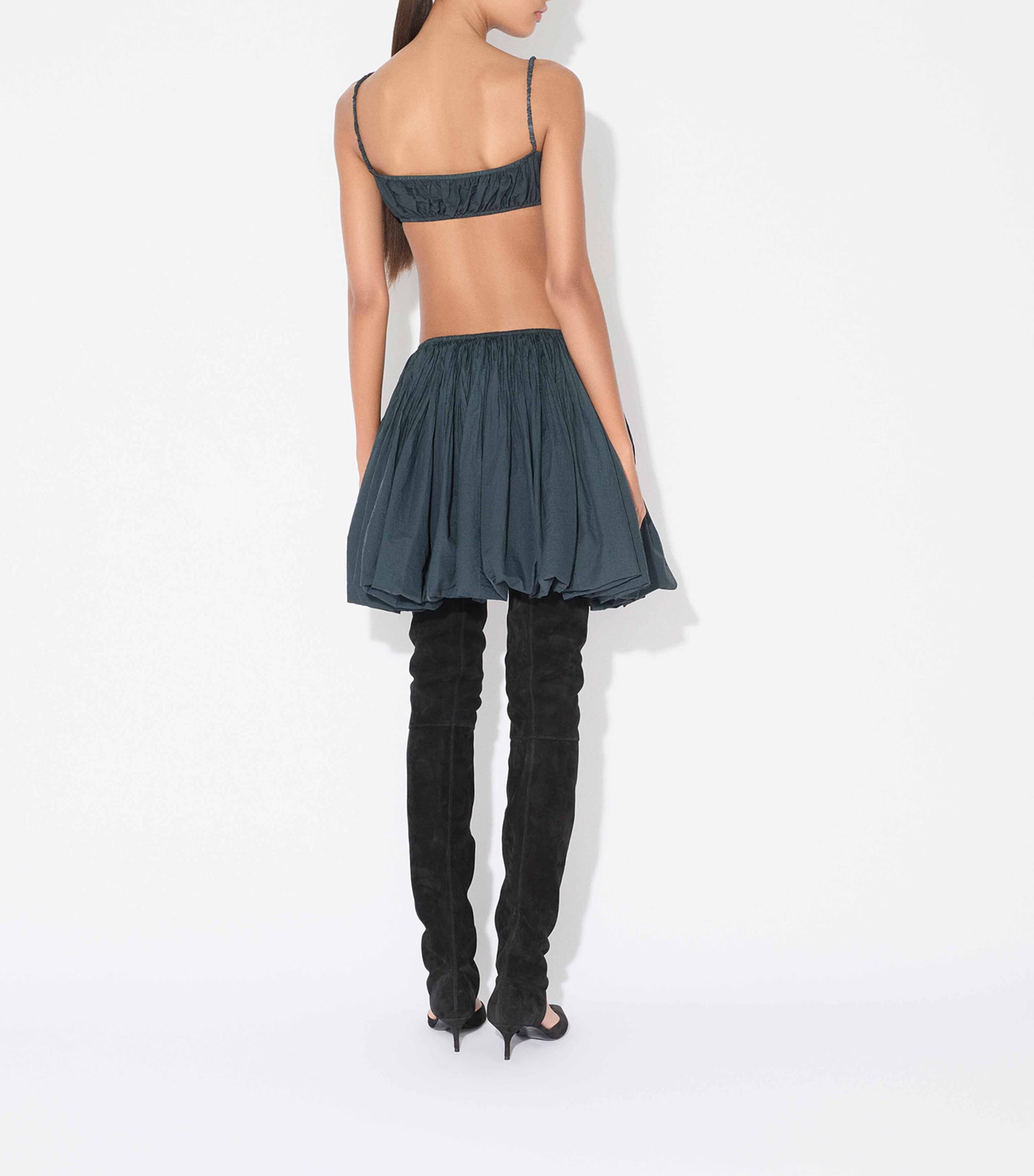 Bubble Mini Skirt LICHEN Image 3