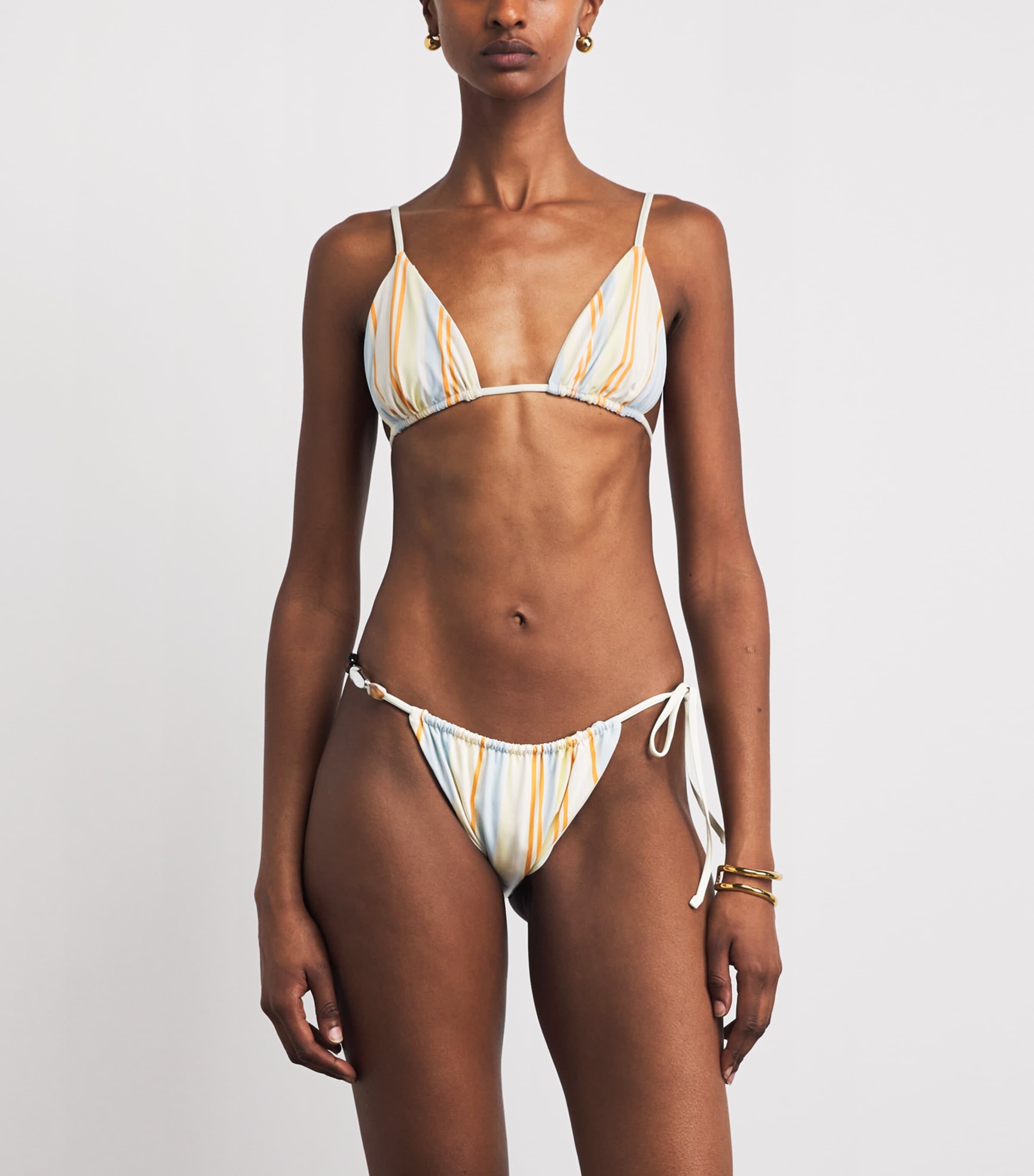 SIR. Womens Reversible Pernille Bikini Top Sommer Stripe Image 2