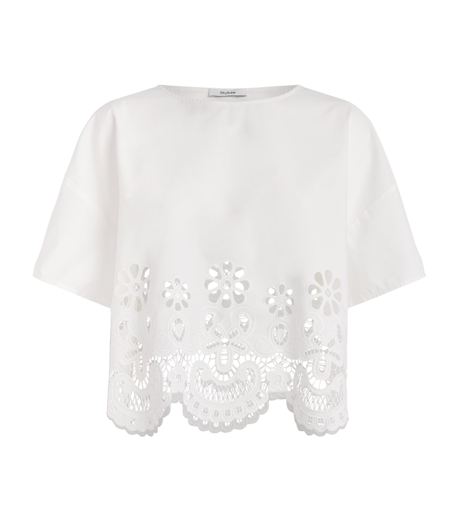 Stylein Womens Eyelet Jassira Blouse White Image 1
