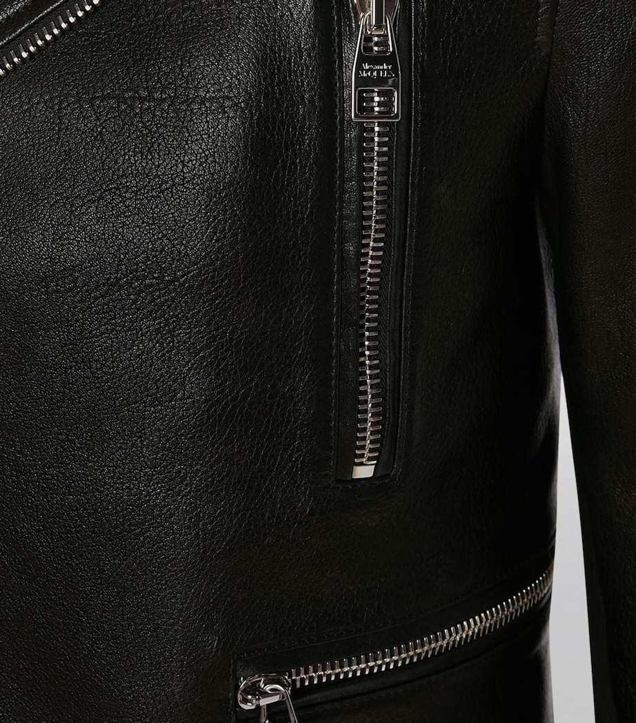 Leather Biker Jacket 1000 Image 5
