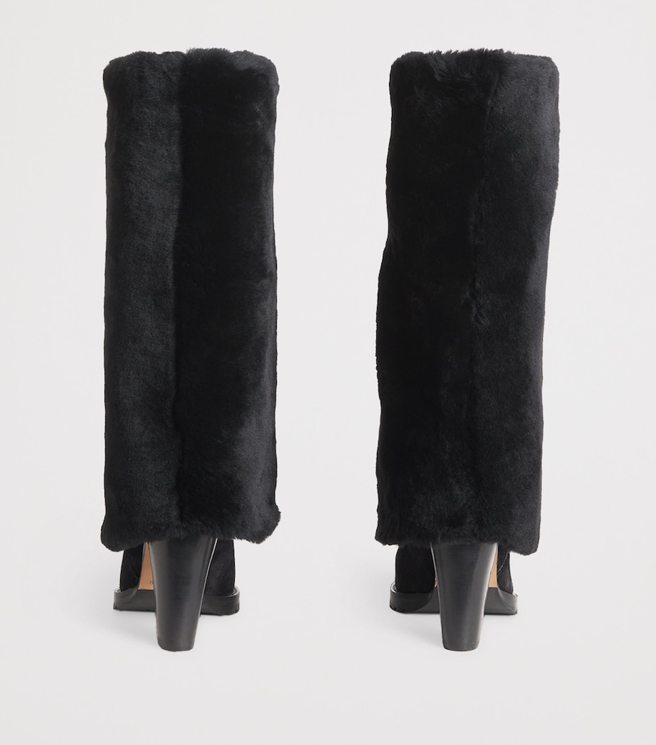 Merino Shearling Knee-High Boots 85 C99 Image 4