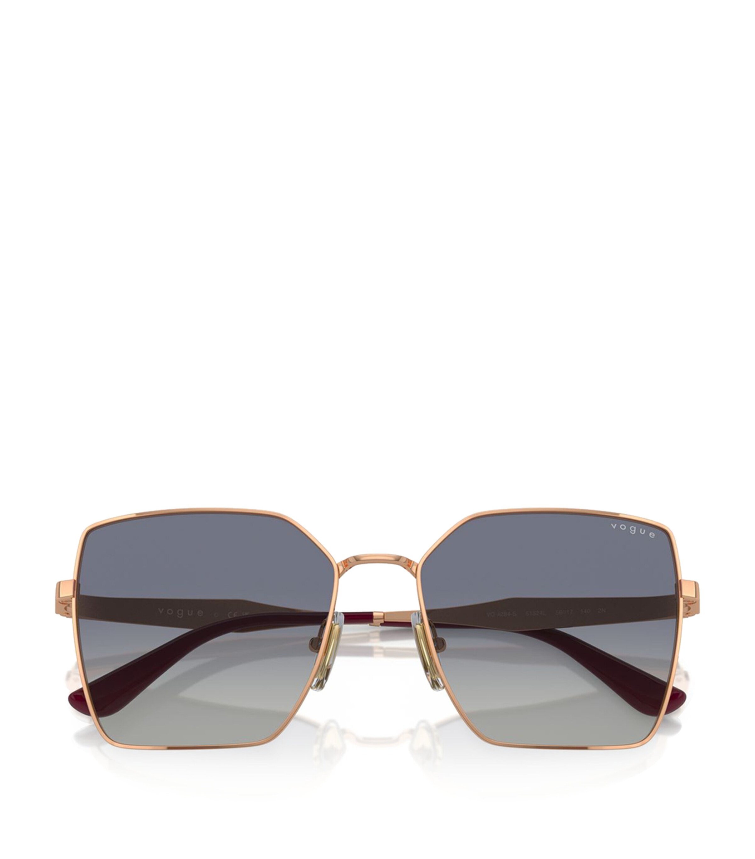 Vogue Metal Square Sunglasses Image 5