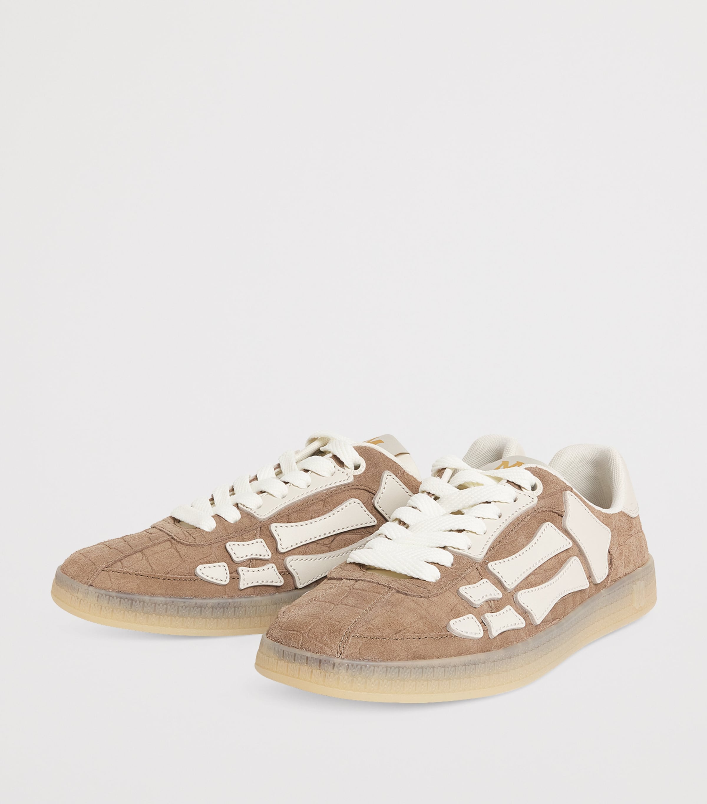 Suede Pacific Bones Low-Top Sneakers MALT Image 3