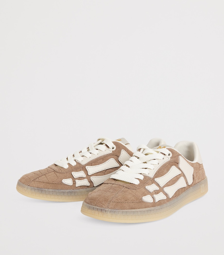 Suede Pacific Bones Low-Top Sneakers MALT Image 3