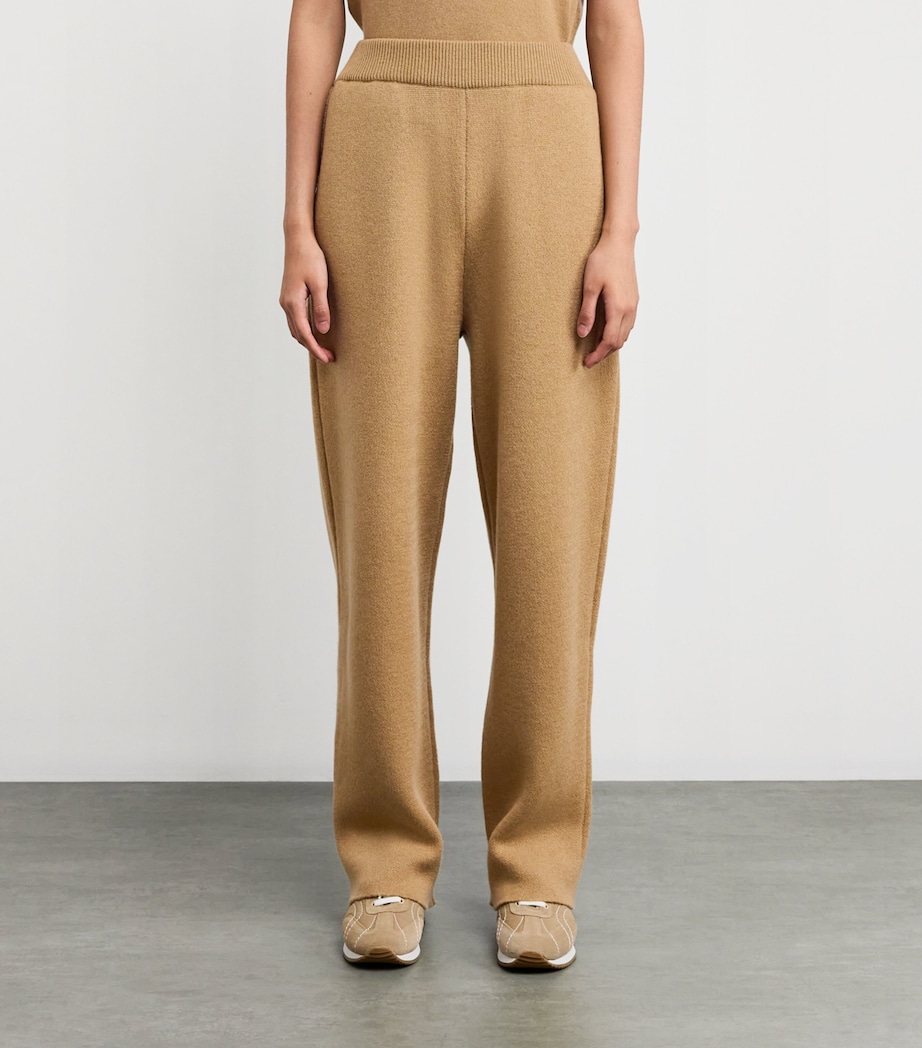 Cashmere-Blend Double-Faced Trousers Q25325 CAMEL/NATURAL Image 3