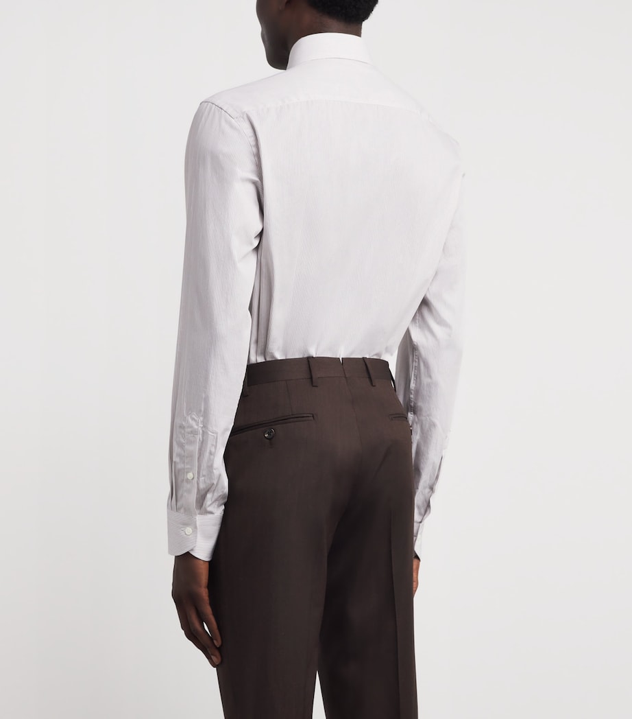 Cotton Stripe Shirt 501 Image 4