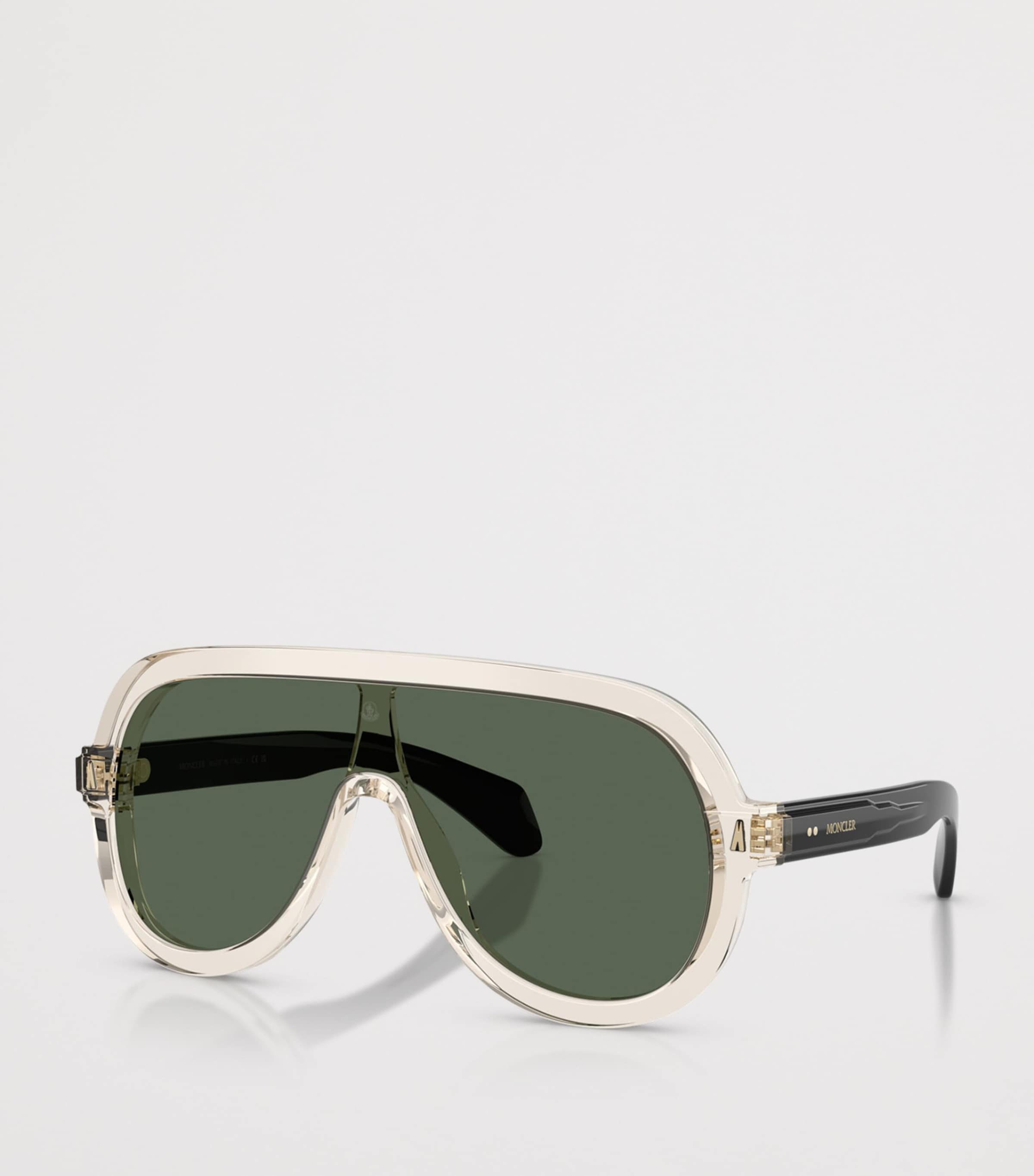 Moncler Sunsette Pilot Sunglasses White Image 2
