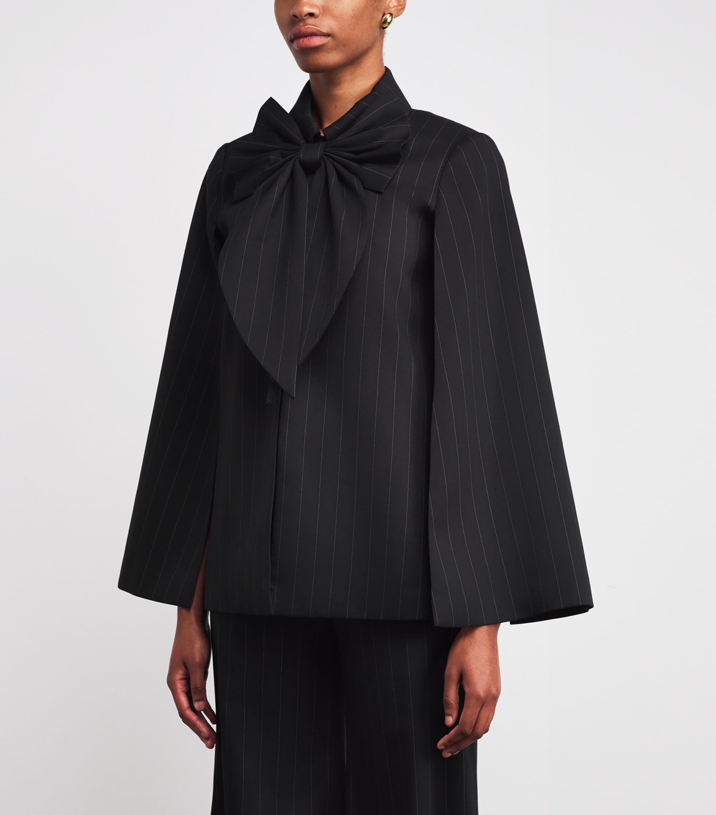 Adaptable Philippa Cape Jacket G980 BLACK/OFF WHITE Image 3
