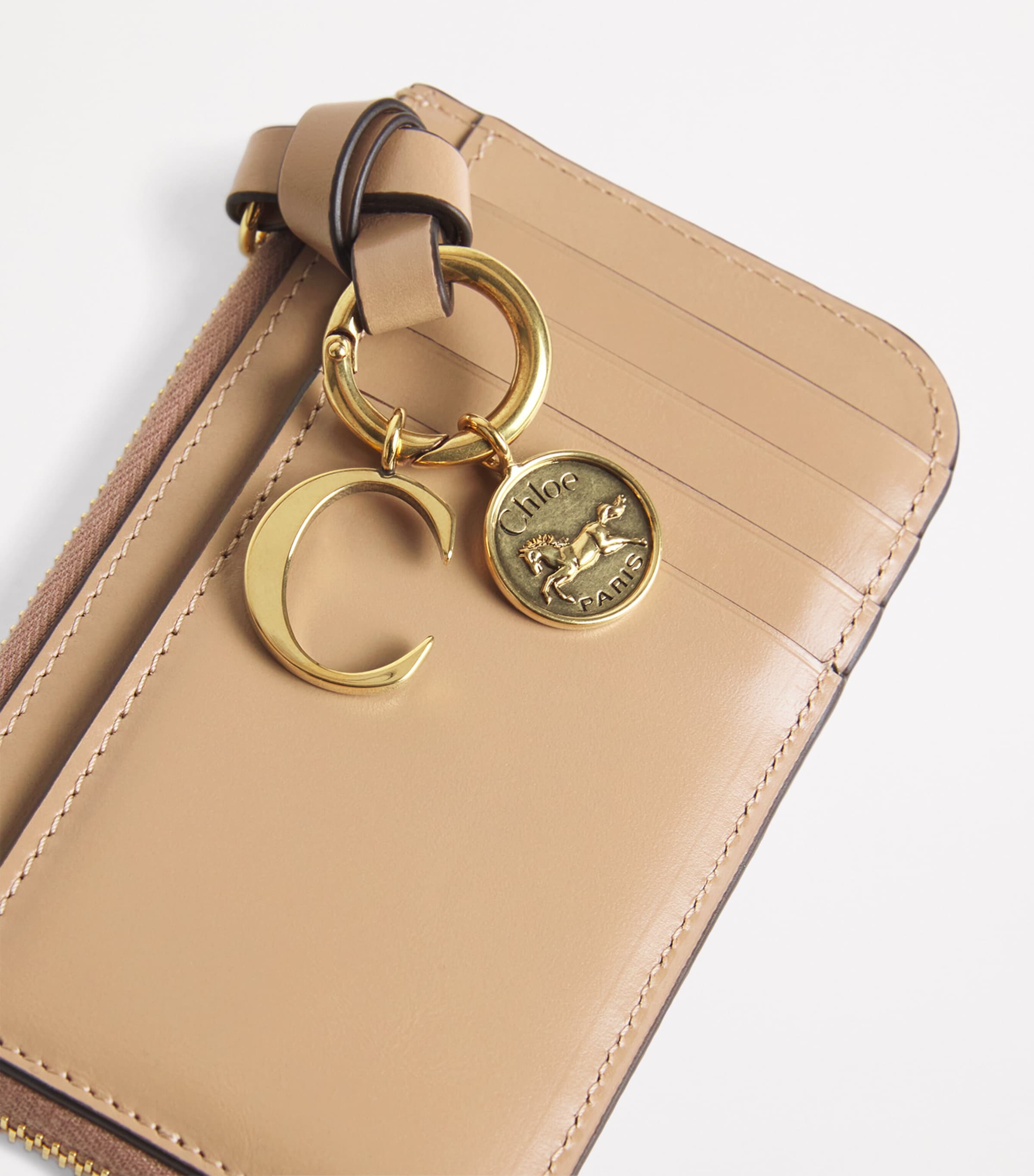 Chloé Small Calfskin Alphabet Coin Purse | Harrods UK