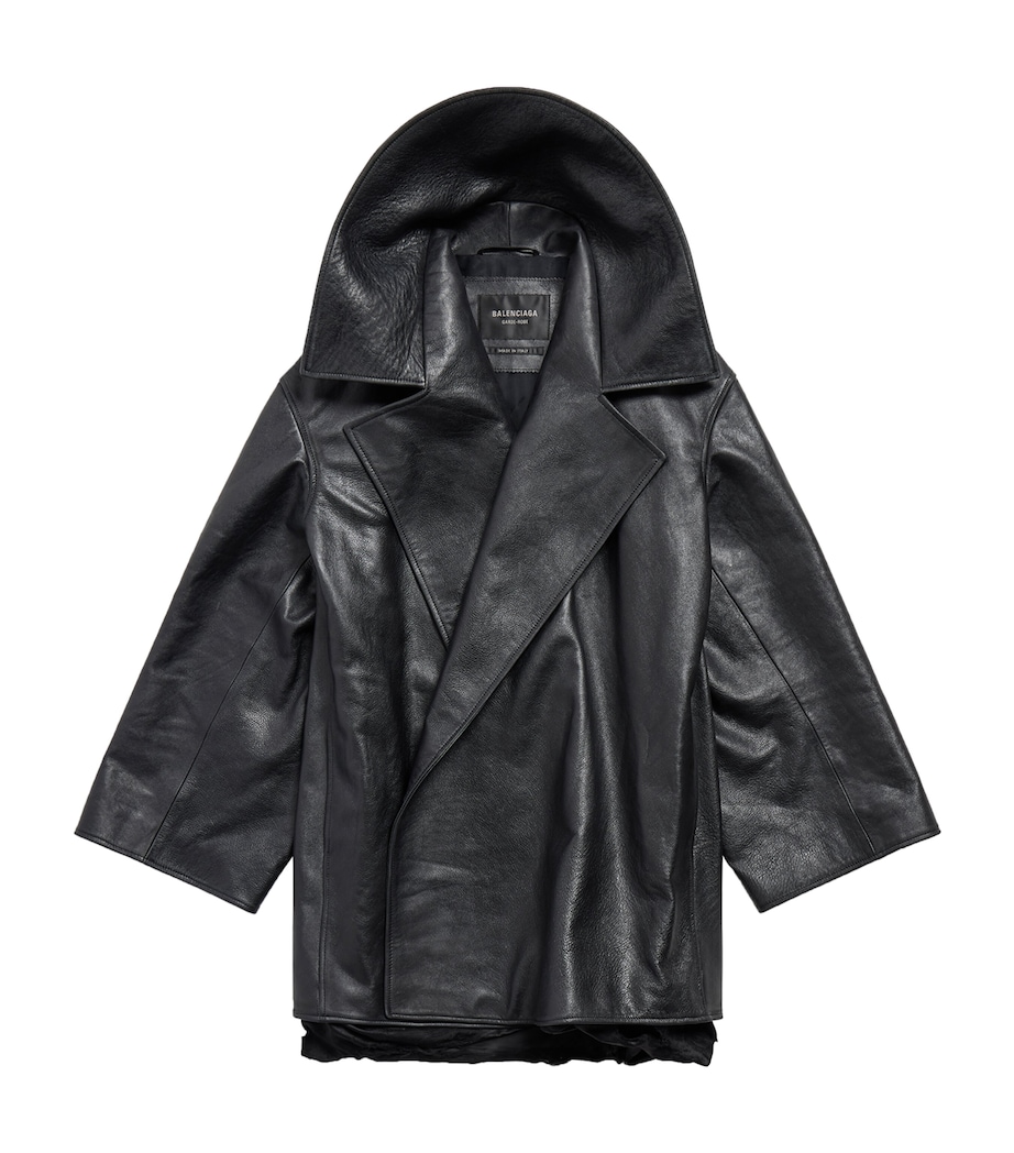 Leather Oversized Jacket 1000 Image 1