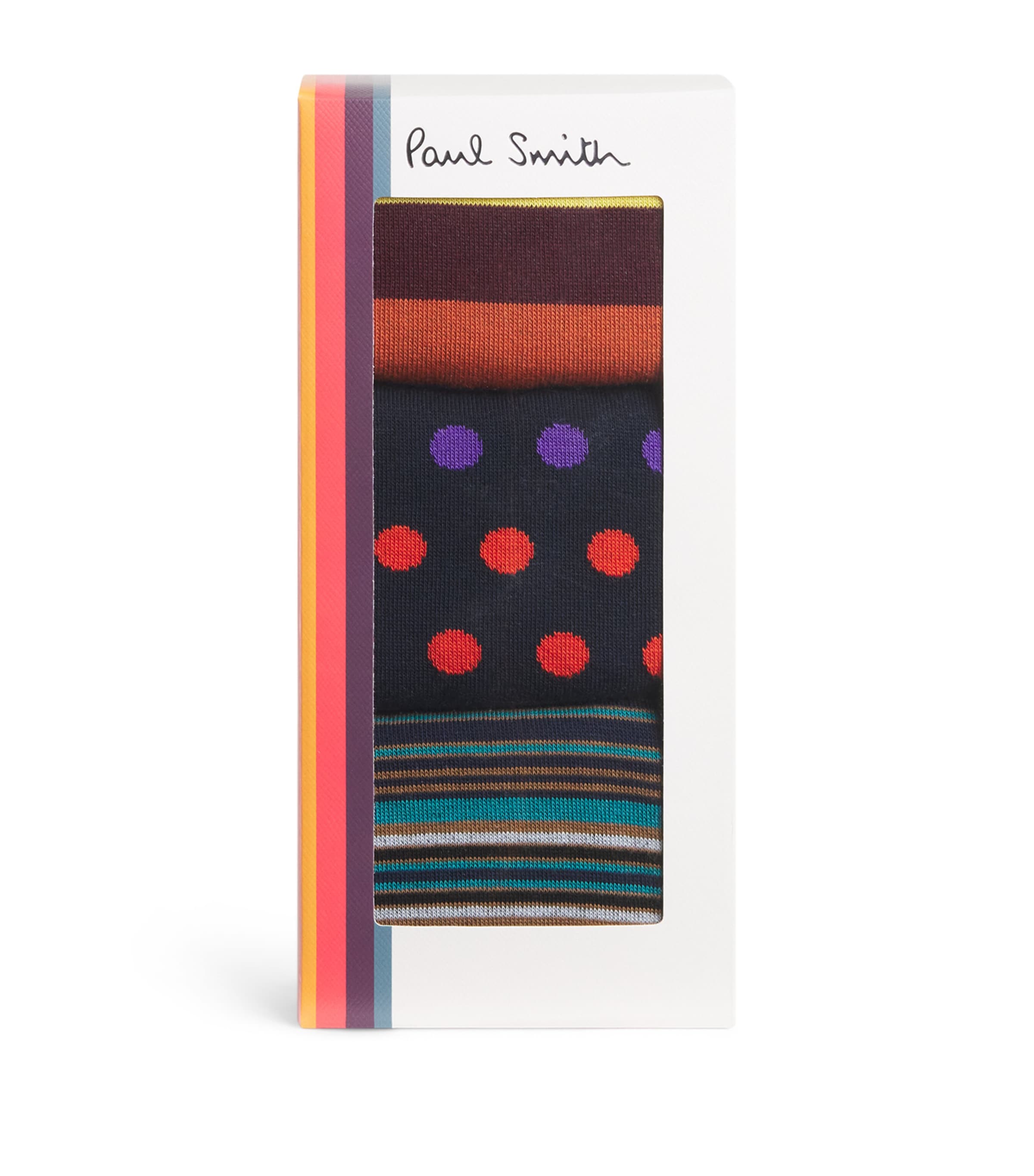 Paul Smith Cotton-blend Socks In Multi