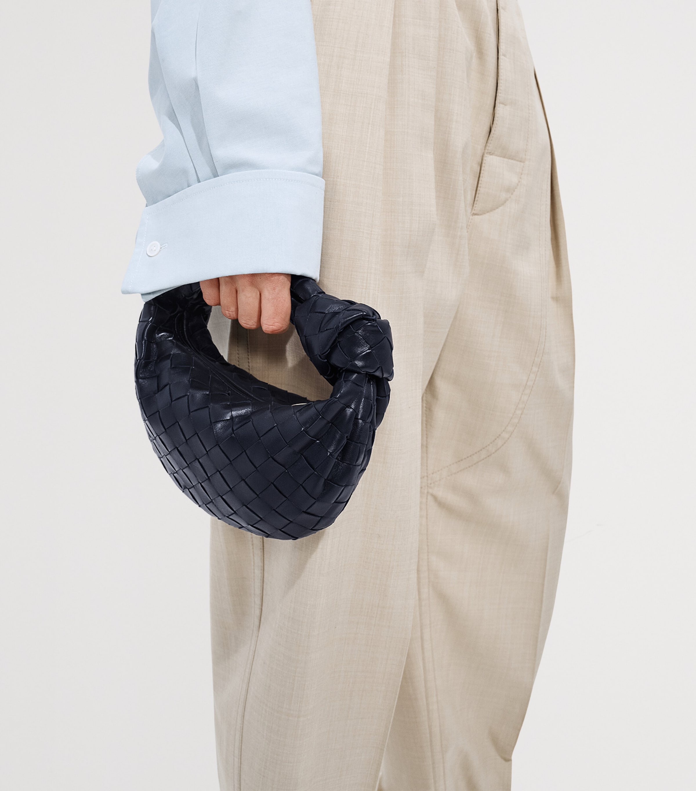 Bottega Veneta Mini Leather Jodie Bag Image 2
