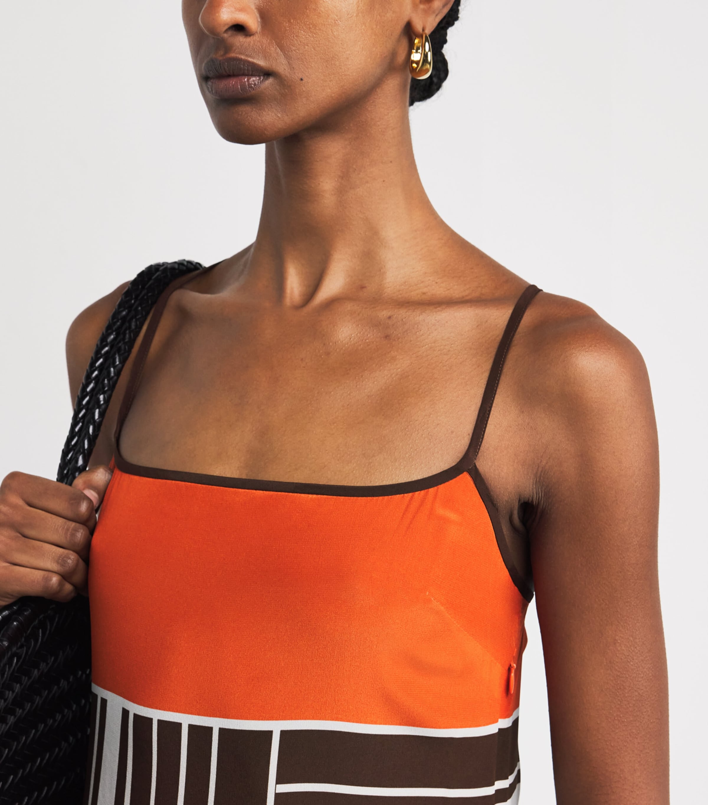 Silk Stripe Destino Maxi Dress PACHA STRIPE Image 6