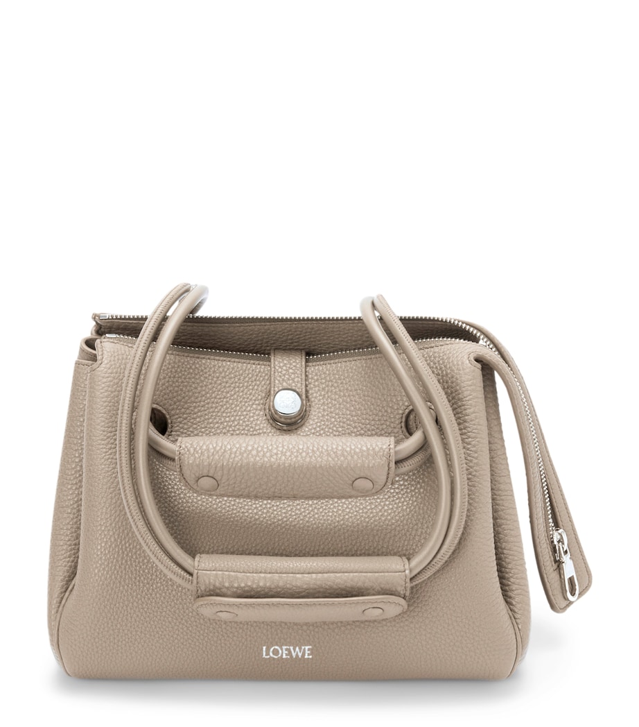 LOEWE Small Grained Leather Madrid Shoulder Bag Clay Image 1